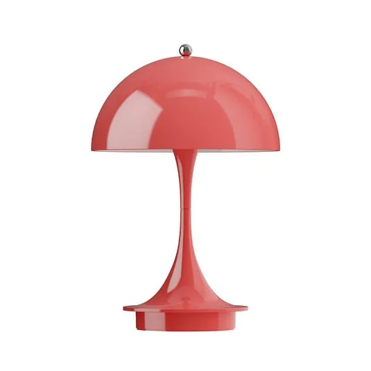 Panthella 160 Portable Lampada da Tavolo V3 Opaque Coral - Louis Poulsen | Acquista online
