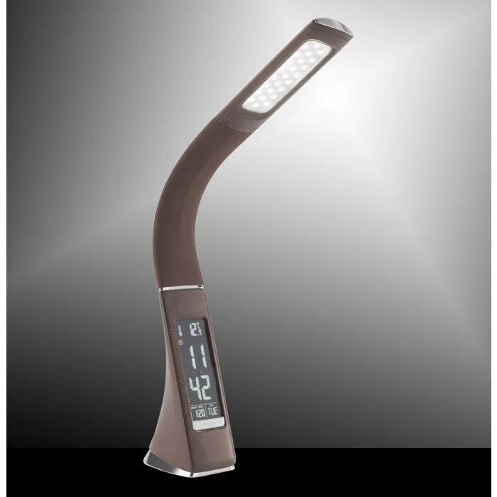 Paul Neuhaus ALEX Lampada da Tavolo LED Marrone, 1-Luce