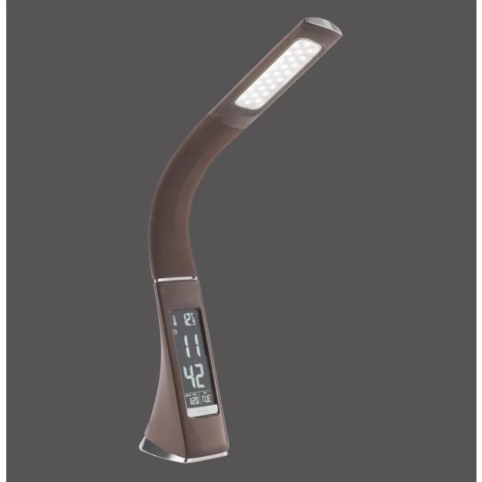 Paul Neuhaus ALEX Lampada da Tavolo LED Marrone, 1-Luce