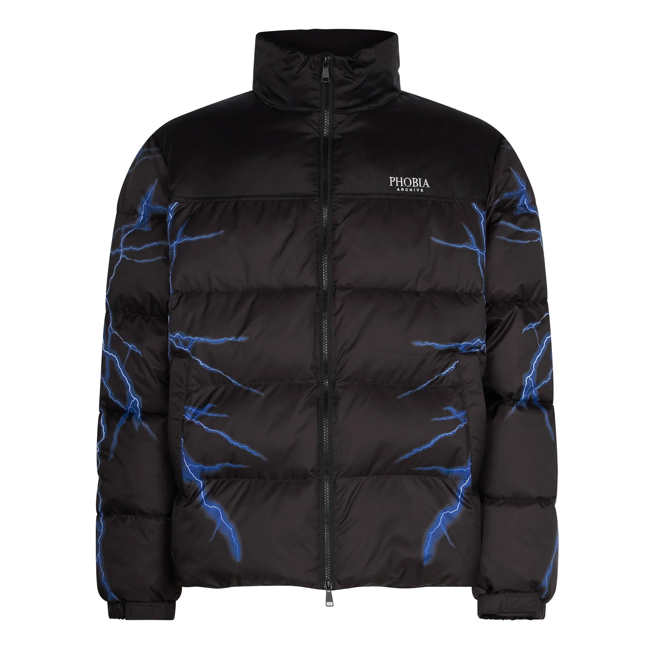 Piumino Uomo Puffy Jacket Black/blue