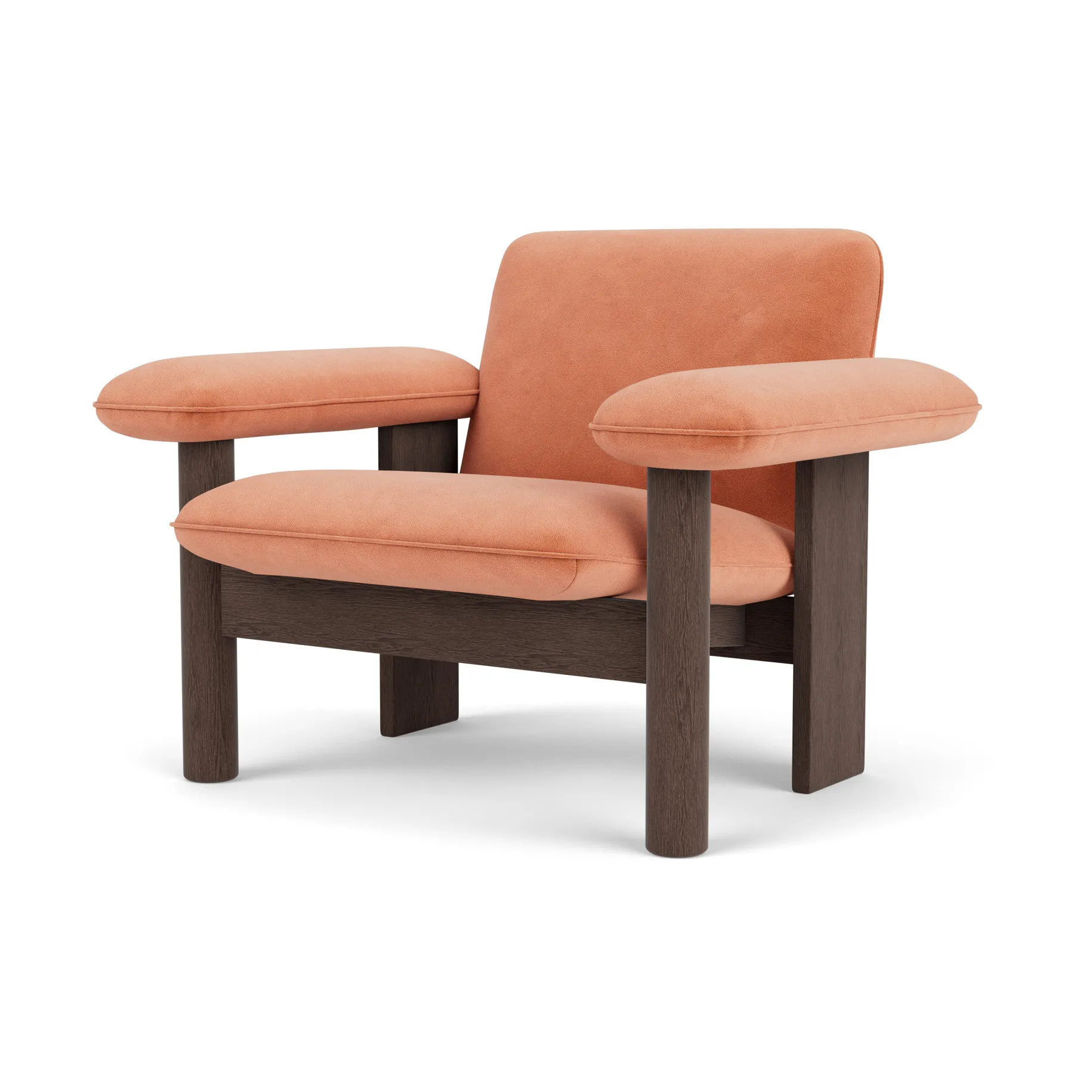 Poltrona Brasilia low back.jp{font-size:18px}Dark oak-Audo Bouclé 02