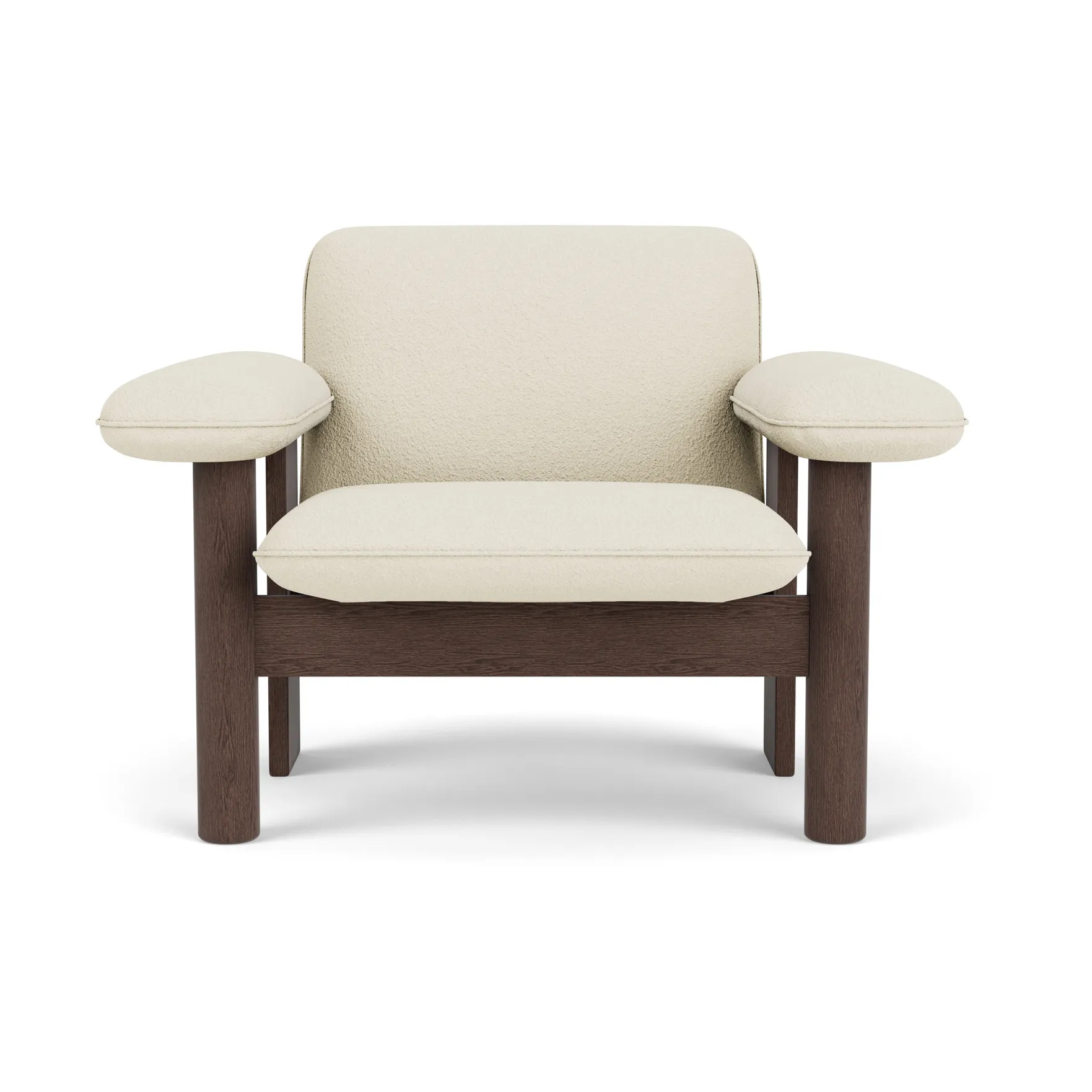 Poltrona Brasilia low back.jp{font-size:18px}Dark oak-Audo Bouclé 02