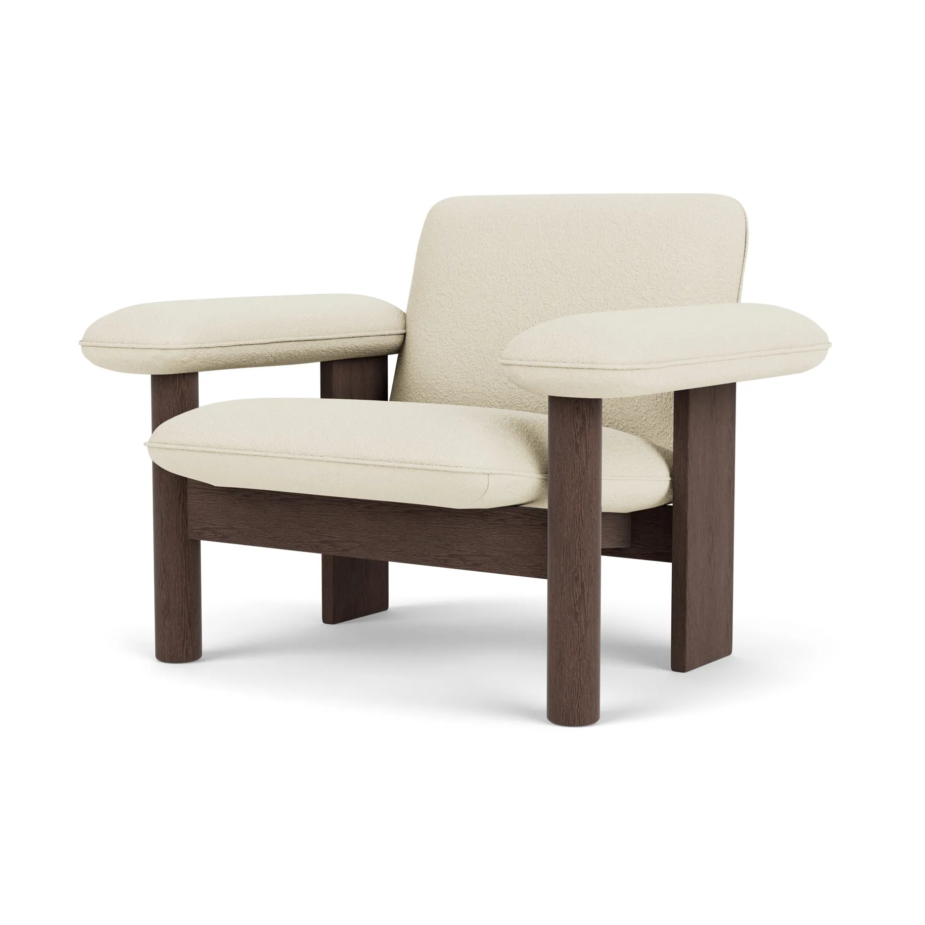 Poltrona Brasilia low back.jp{font-size:18px}Dark oak-Audo Bouclé 02