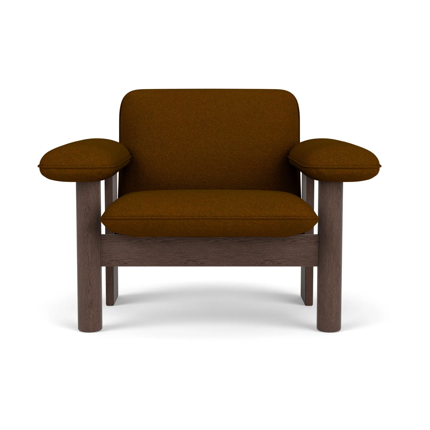 Poltrona Brasilia low back.jp{font-size:18px}Dark oak-Audo Bouclé 02