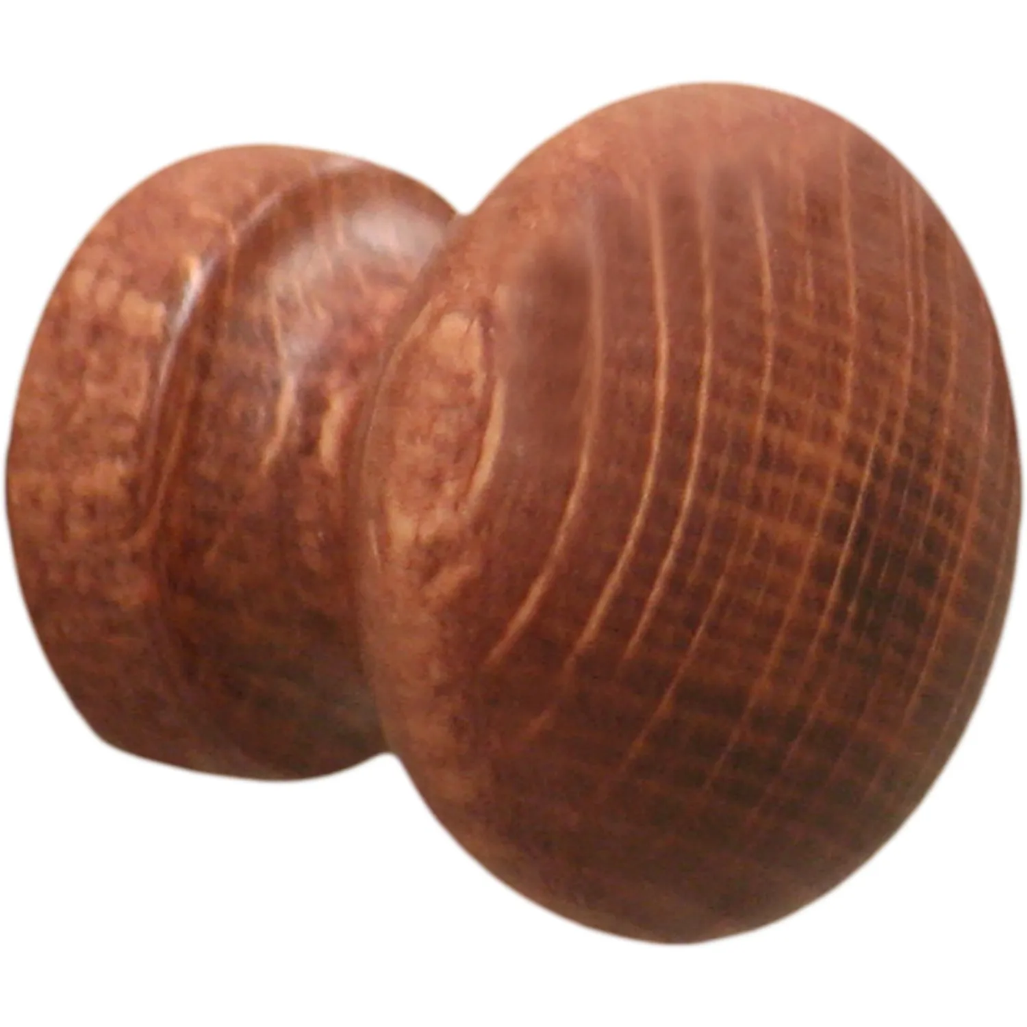 Pomolo in faggio Ø 26 mm tinto ciliegio