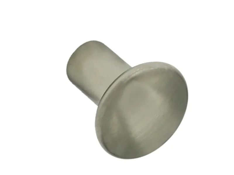 Pomolo rotondo per mobile 16 mm x 16 mm x 17 mm nichel satinato