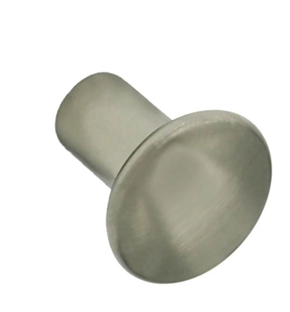 Pomolo rotondo per mobile 16 mm x 16 mm x 17 mm nichel satinato