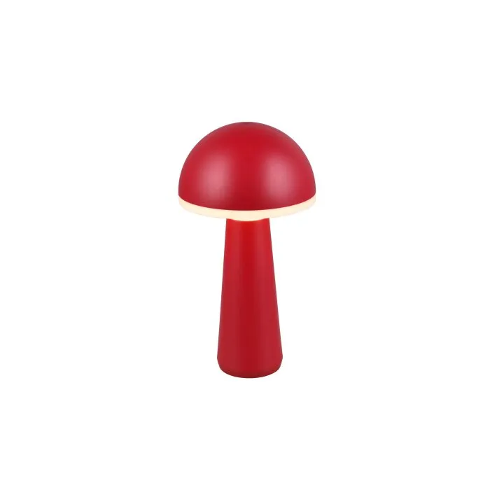 Reality FUNGO Lampada da tavolo LED Rosso, 1-Luce
