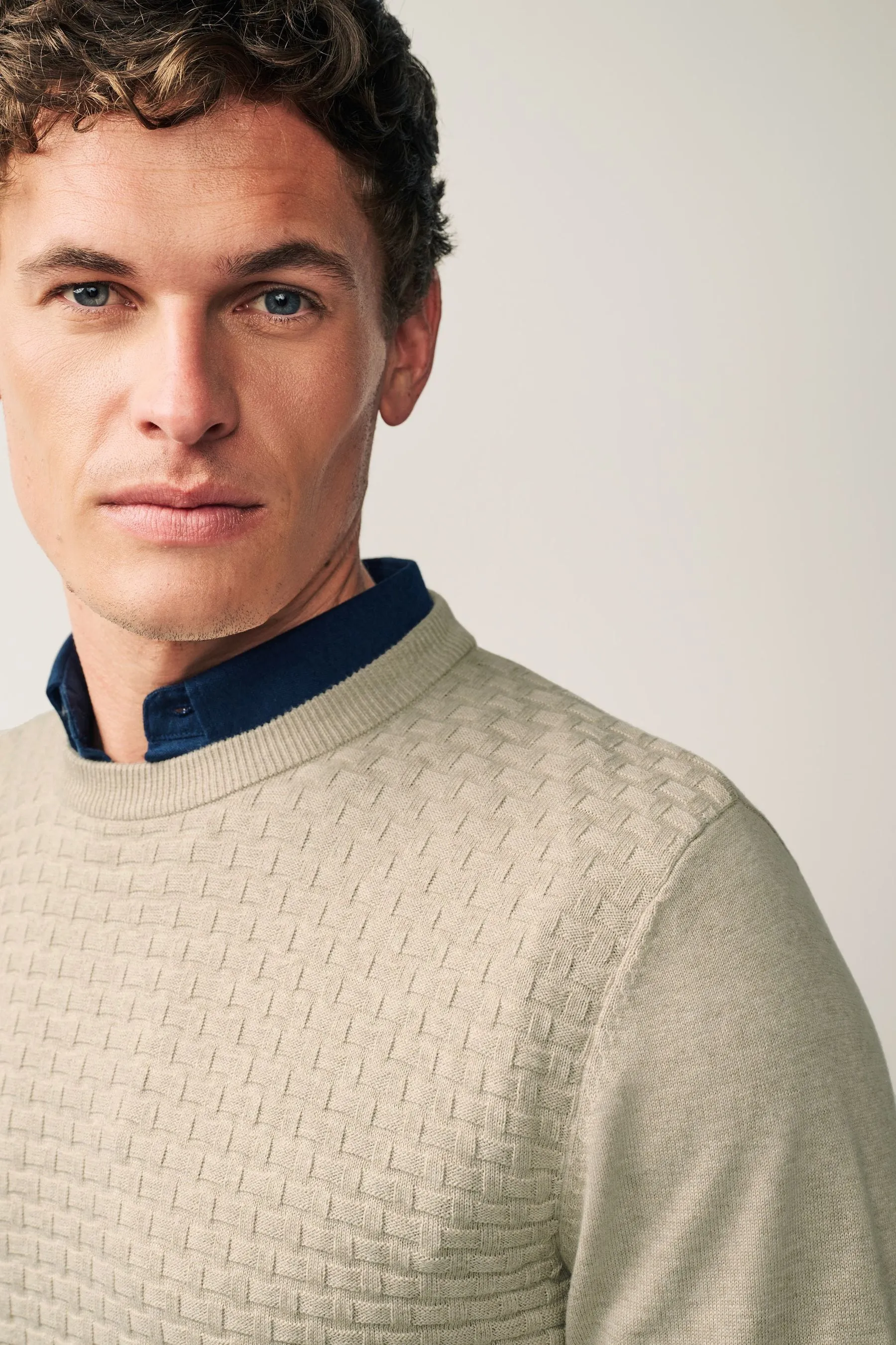 Regular Mock Shirt Jumper    