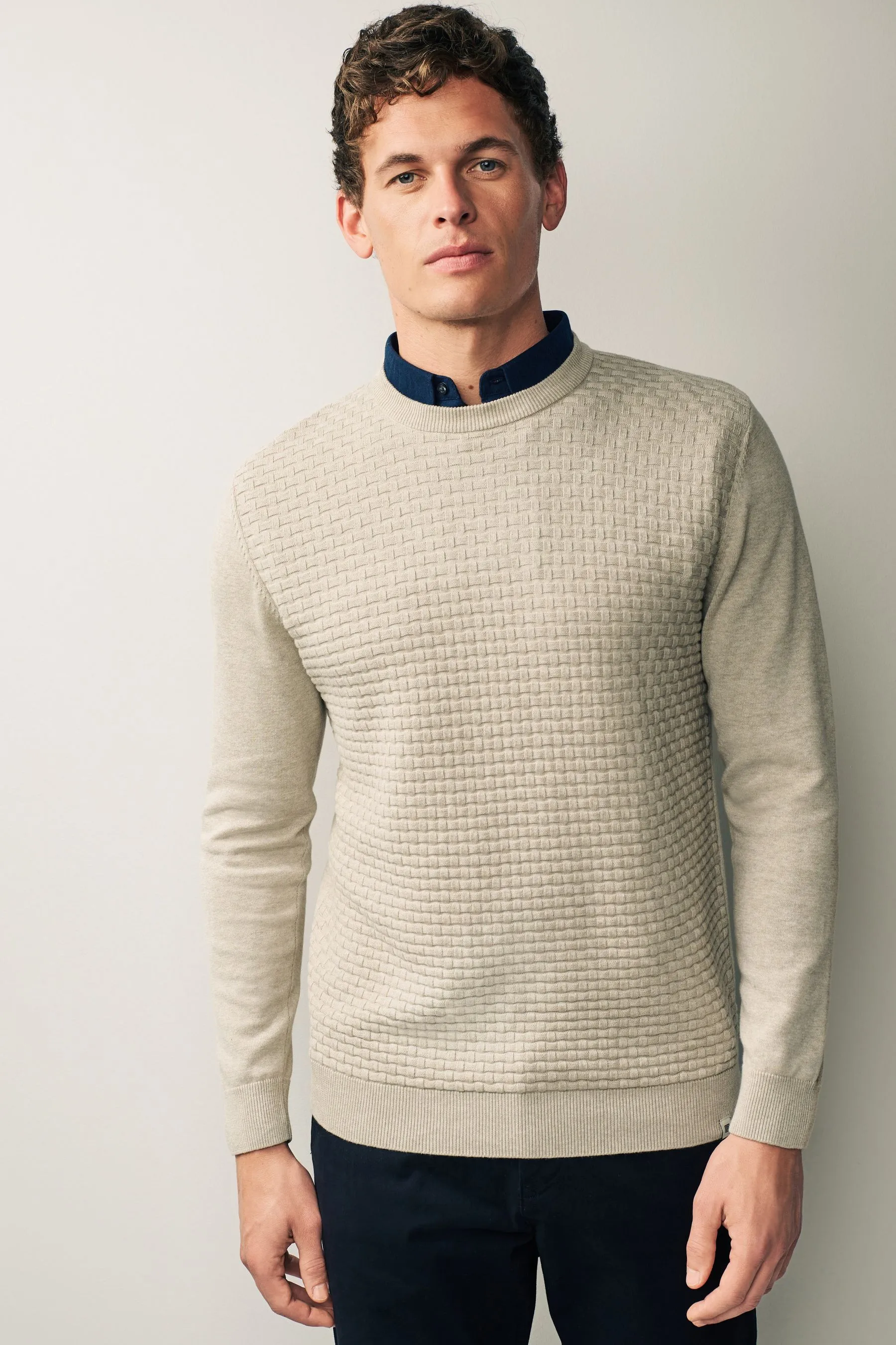 Regular Mock Shirt Jumper    
