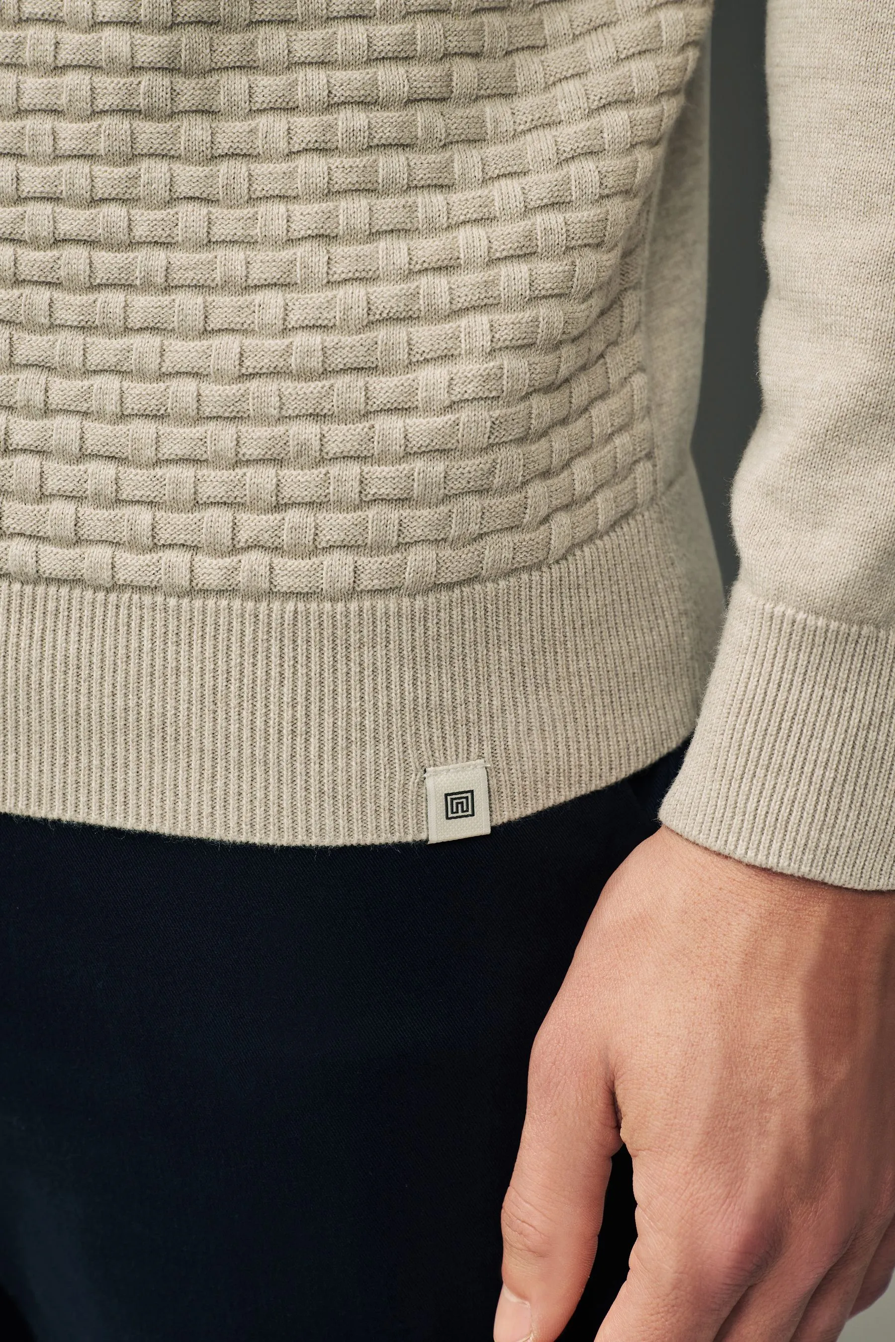 Regular Mock Shirt Jumper    