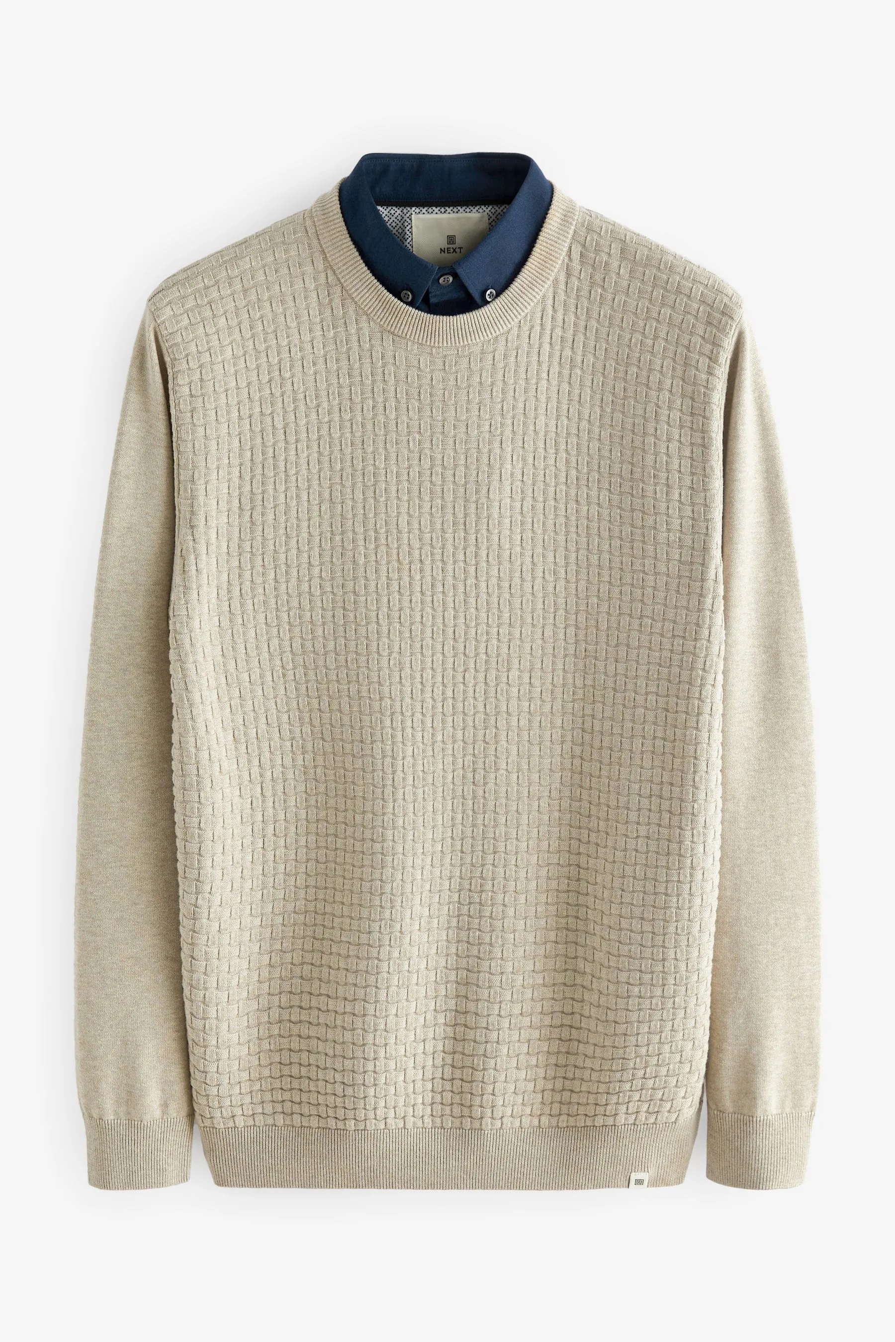 Regular Mock Shirt Jumper    