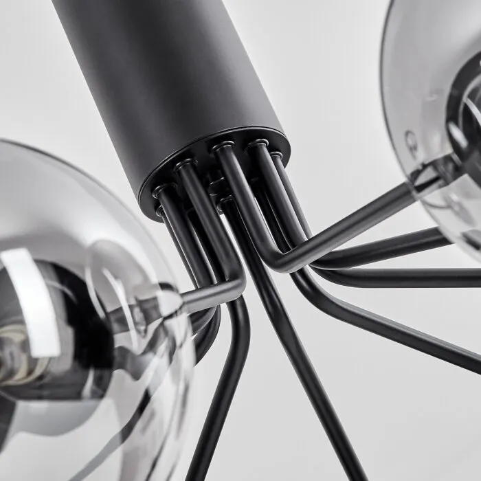 Remaisnil Lampadario a sospensione Nero, 9-Luci