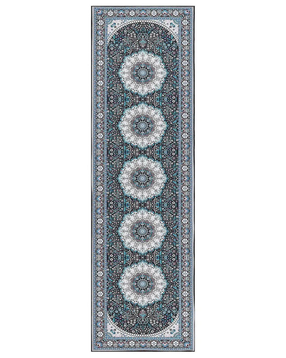 Runner Rug 60 x 200 cm Blue GEDIZ