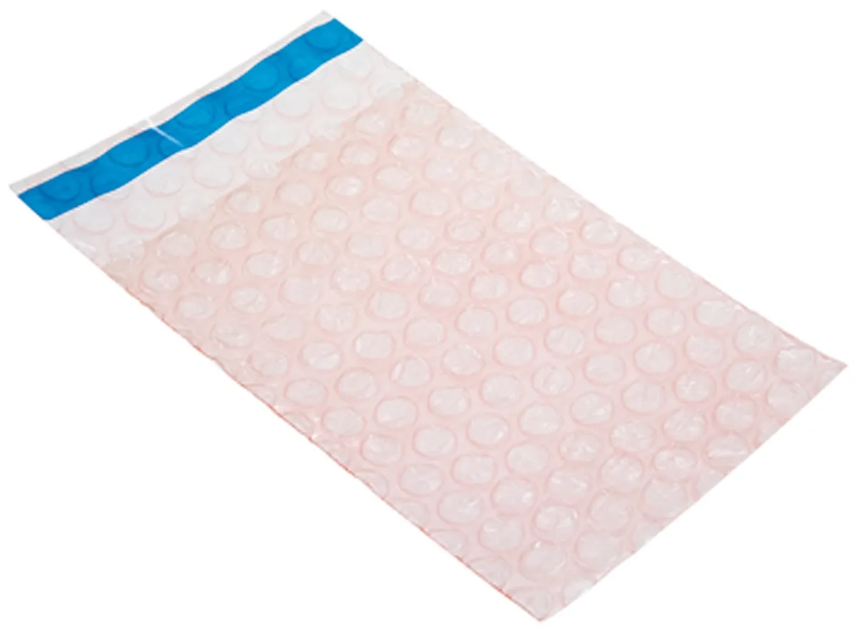 Sacchetto antistatico RS PRO 100mm x 135mm, col. Rosa, 50 pz.