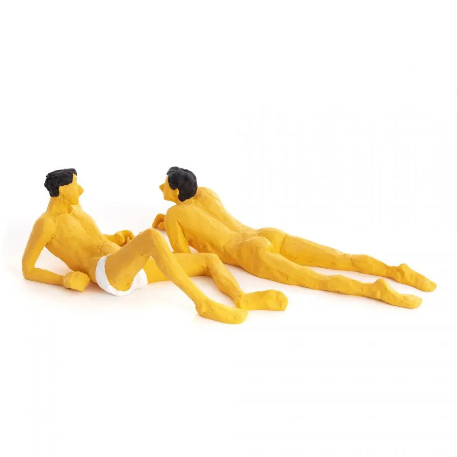 Seletti  Statuine in resina dal design moderno e contemporaneo Jean & Jean Love Is a Verb