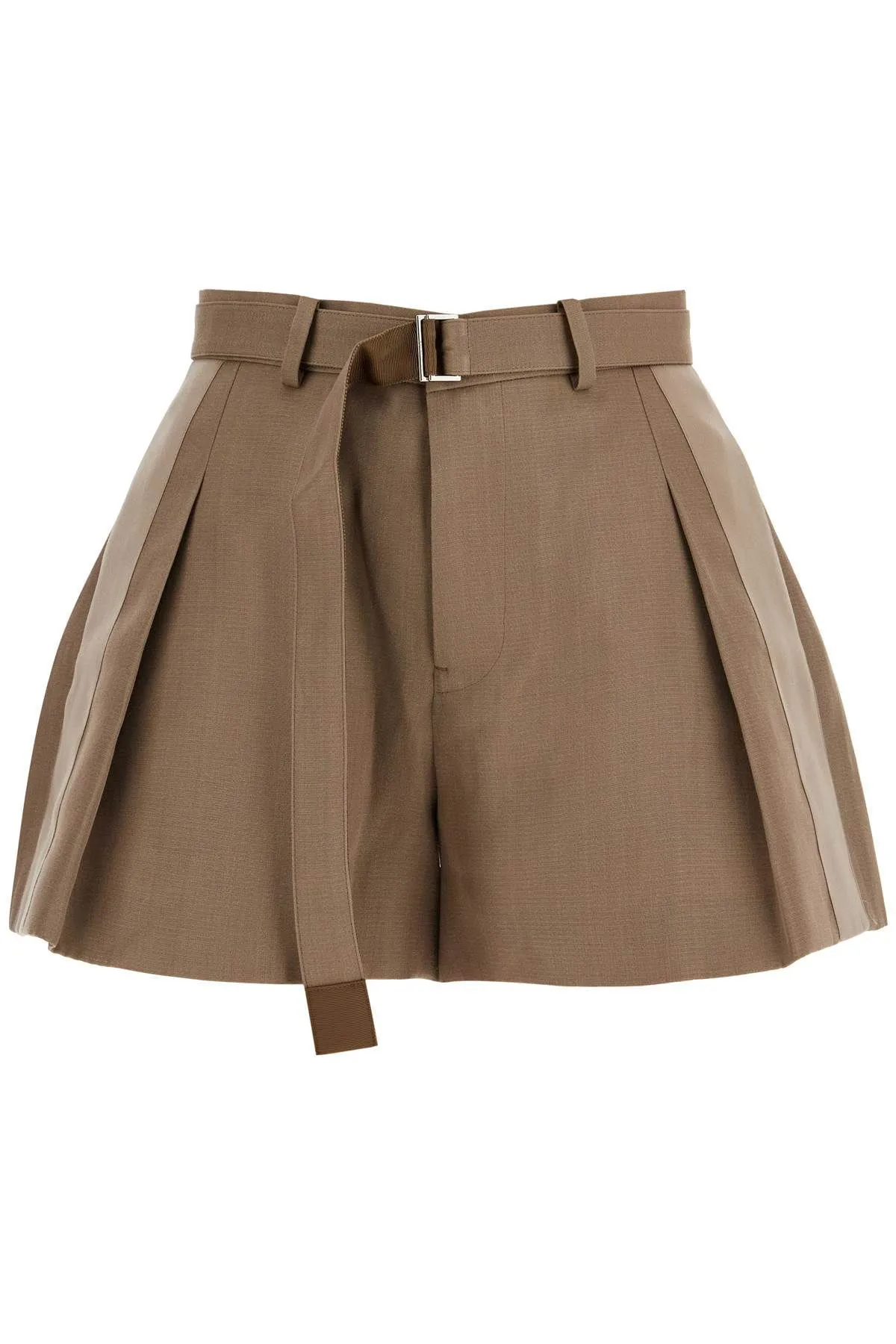 Shorts in seta e cotone