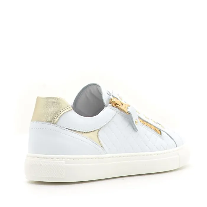 SNEAKERS SKIPPER IN PELLE