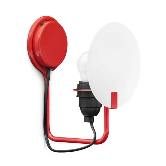 Stilnovo Bugia applique LED, 1 luce rosso