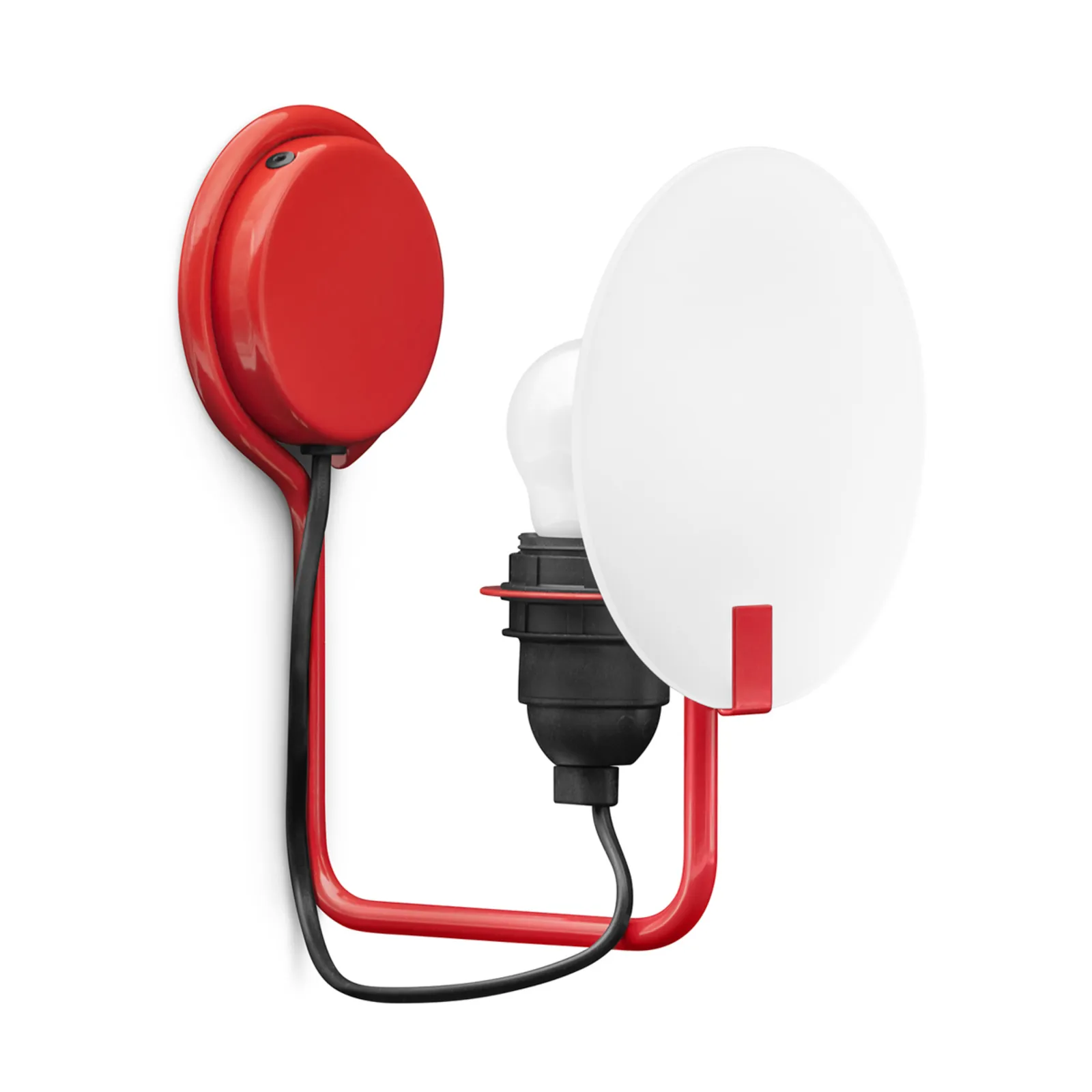Stilnovo Bugia applique LED, 1 luce rosso