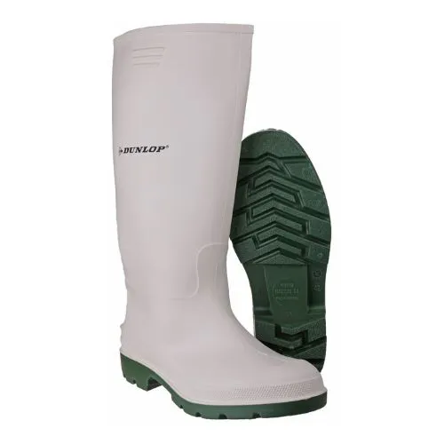 STIVALE PVC GINOCCHIO BIANCO DUNLOP PRICEMASTOR CE