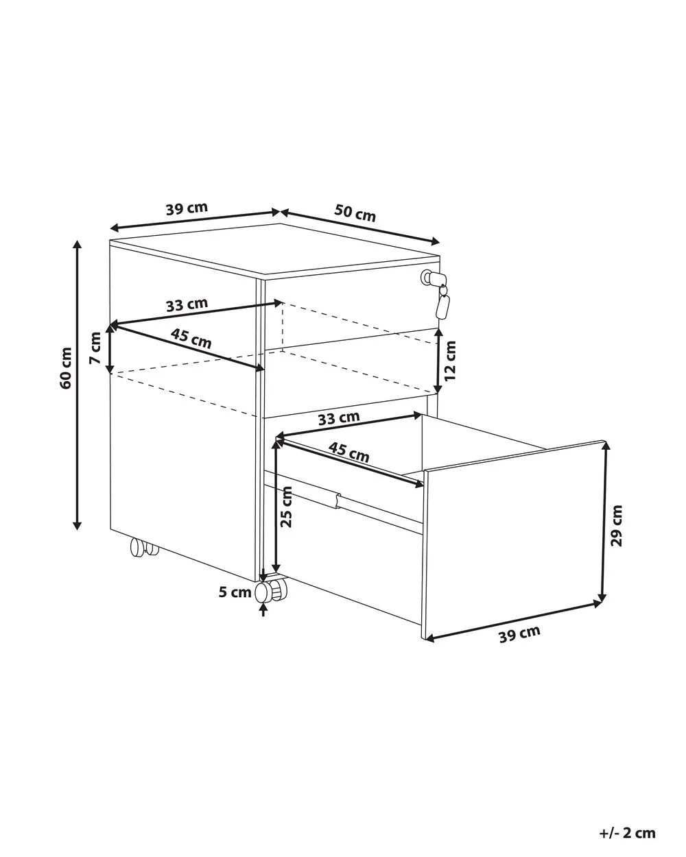 Storage Unit CAMI Metal Off-White