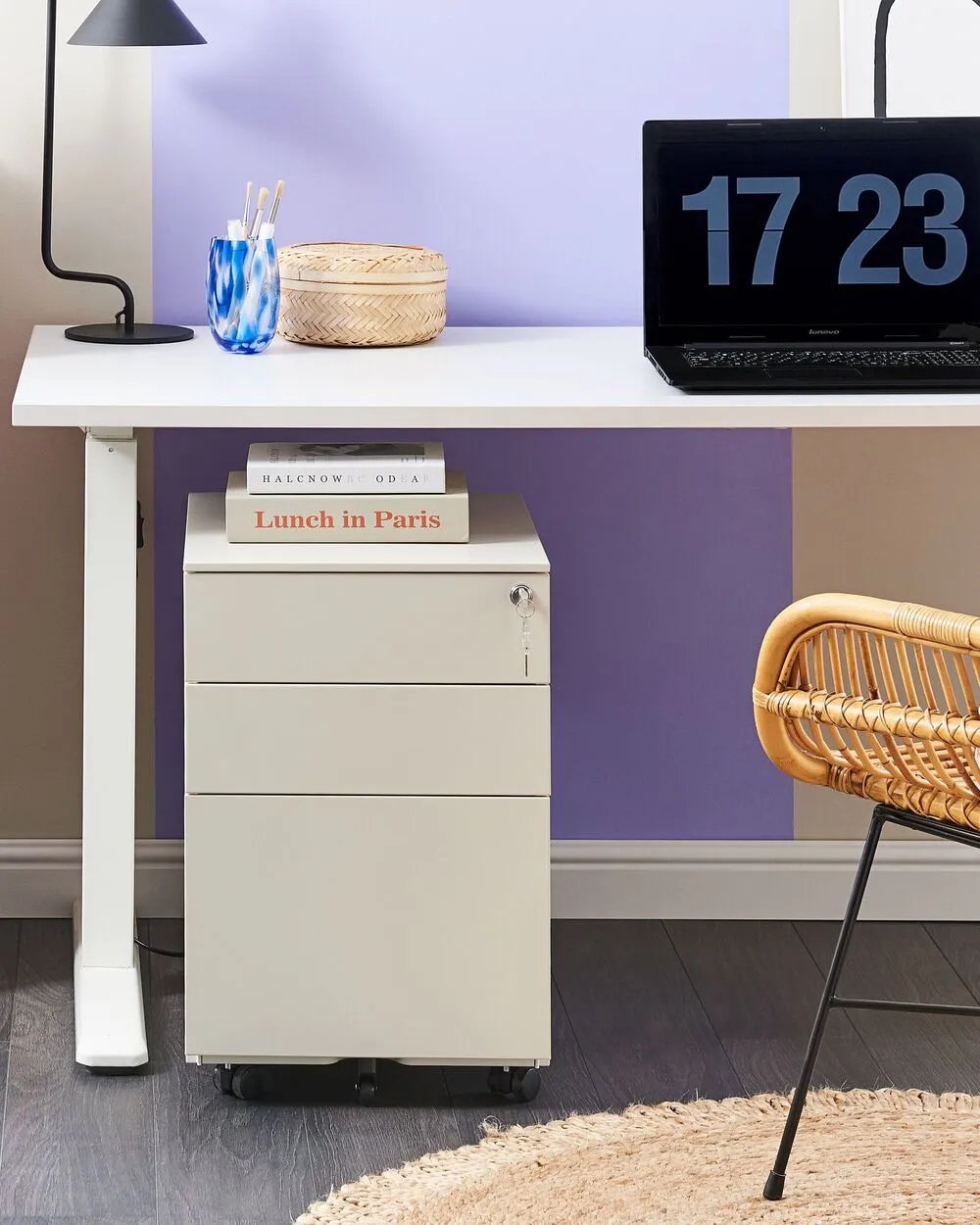 Storage Unit CAMI Metal Off-White
