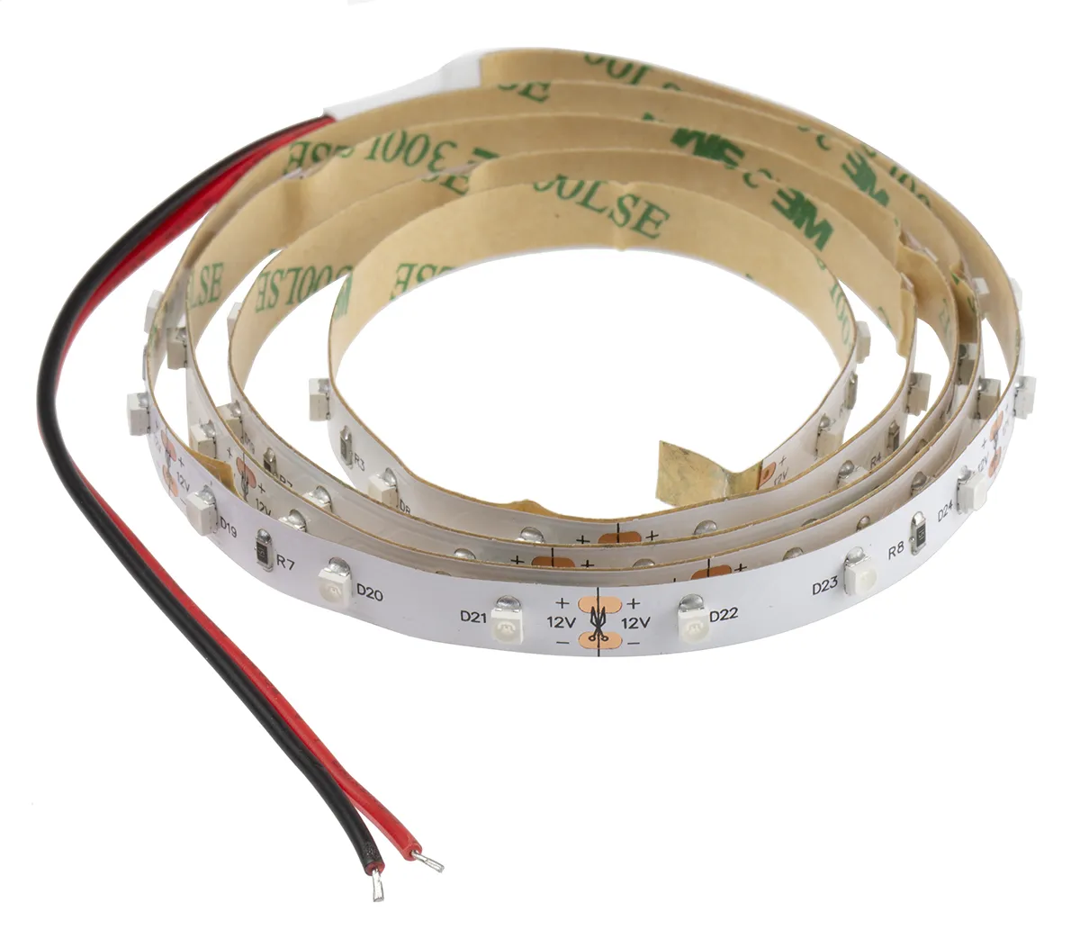 Striscia LED RS PRO, 1m, 12V, col. Verde, IP20