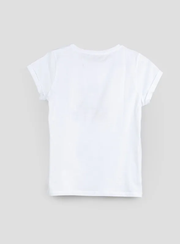 T-shirt bianca con circo - Marella