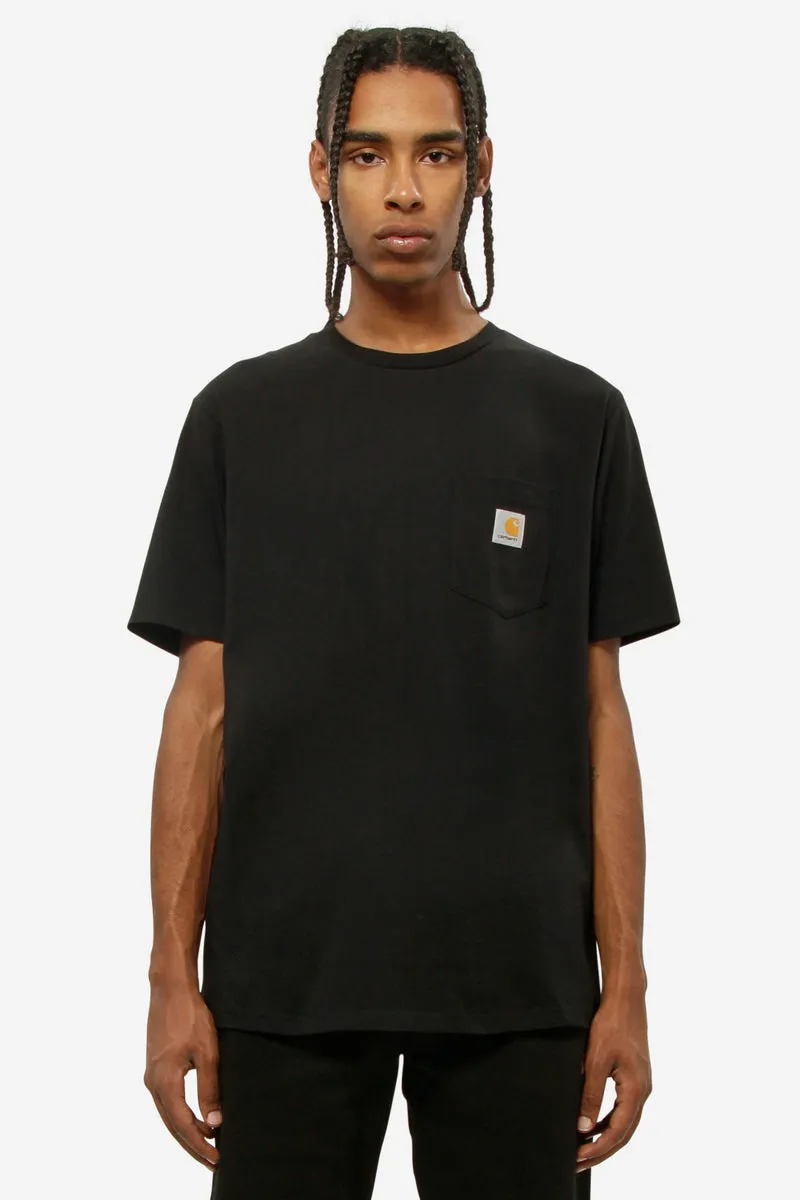T-Shirt POCKET in cotone nero