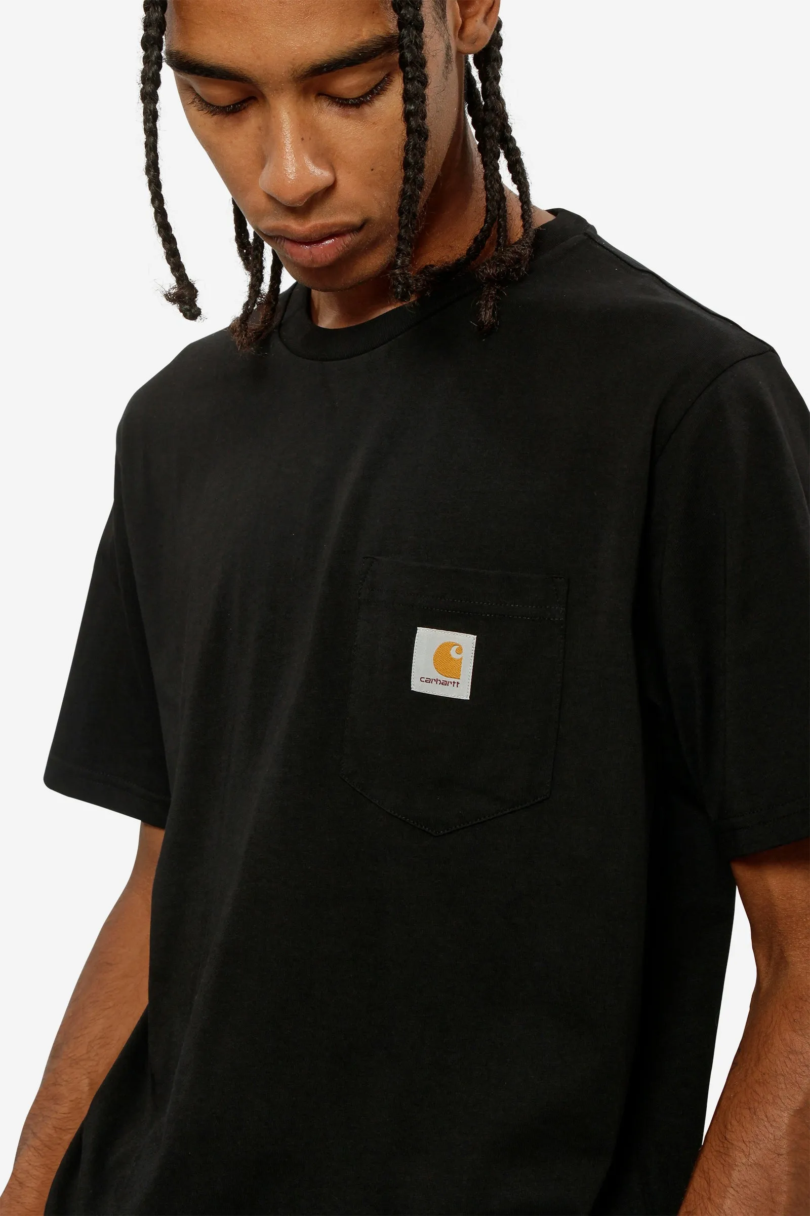 T-Shirt POCKET in cotone nero