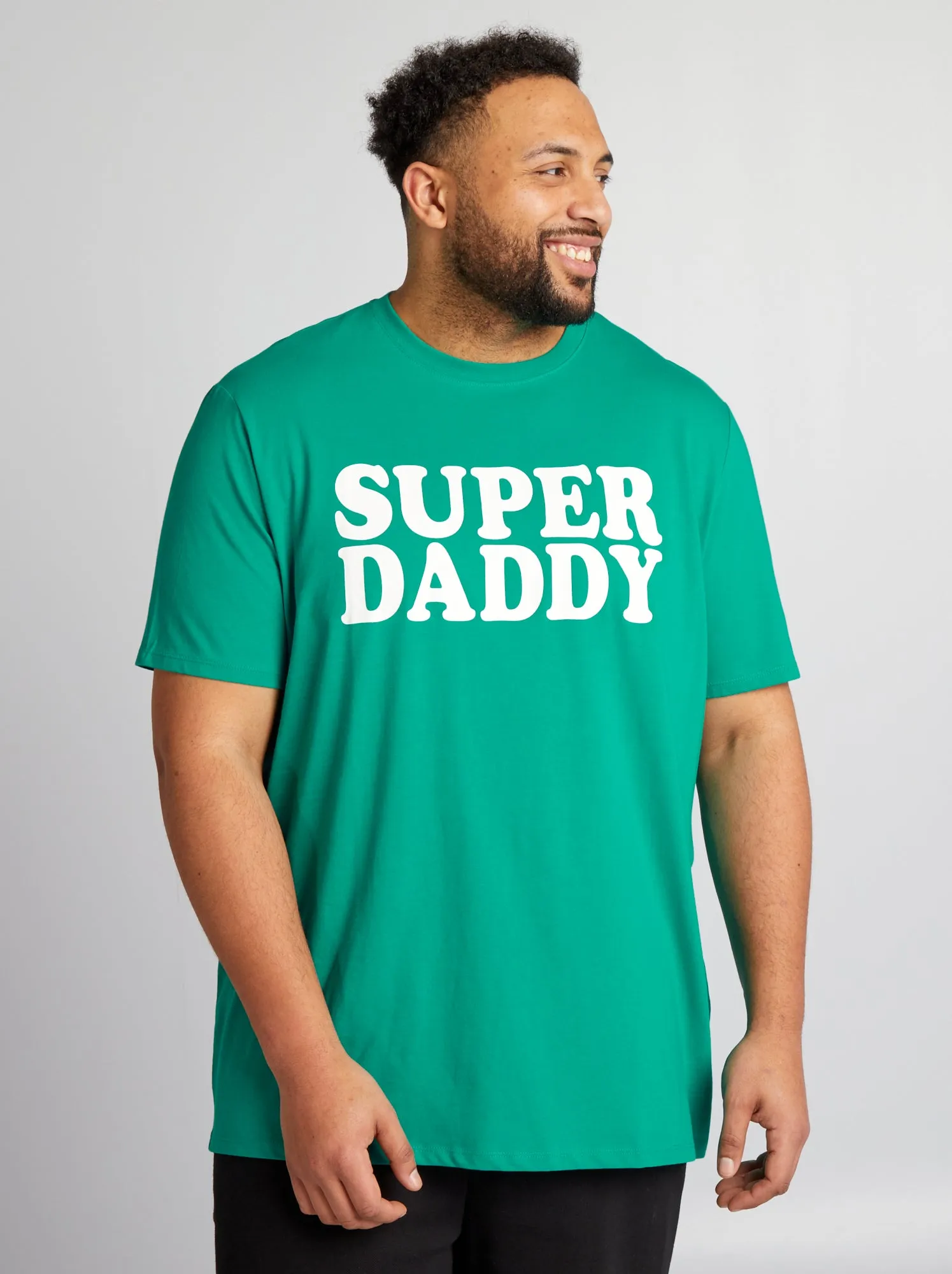 T-shirt stampata a maniche corte - VERDE