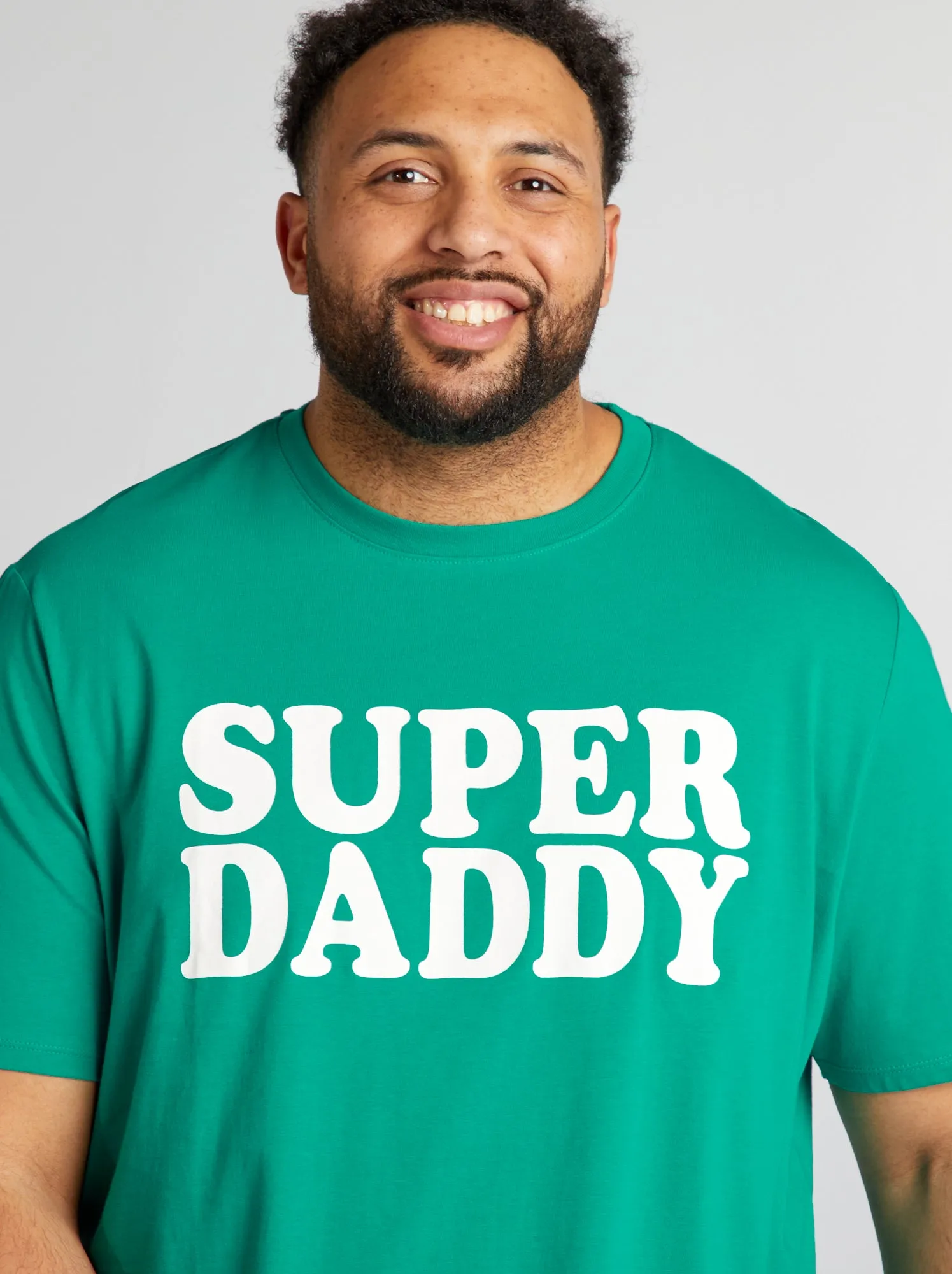 T-shirt stampata a maniche corte - VERDE