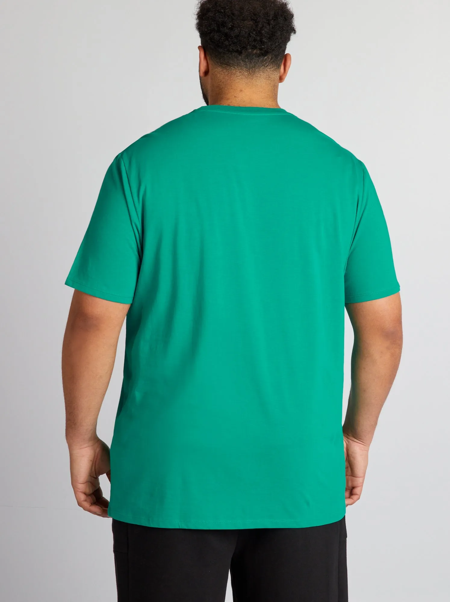 T-shirt stampata a maniche corte - VERDE
