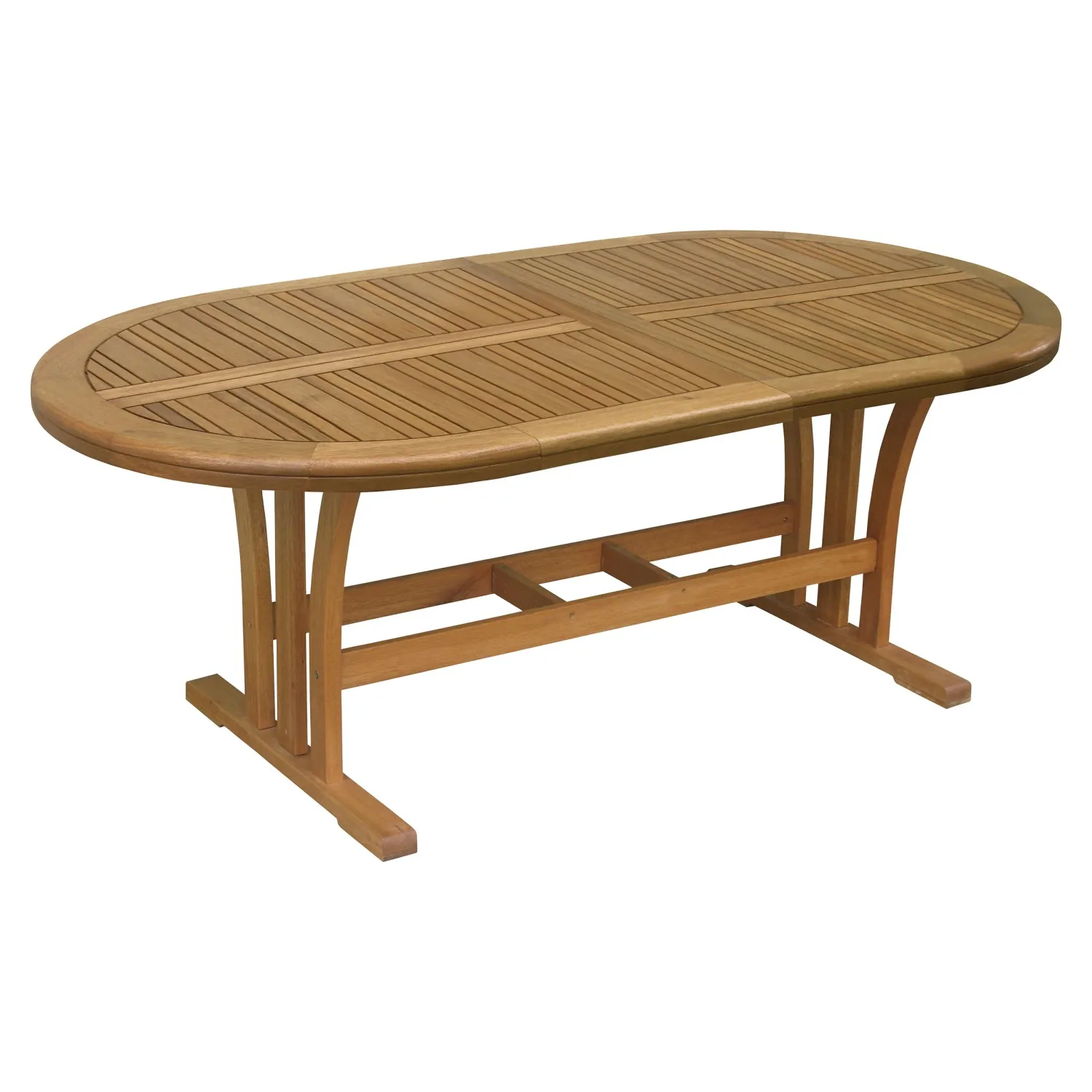 Tavolo allungabile da giardino Chelsea in legno di eucalipto 170-230x100 cm