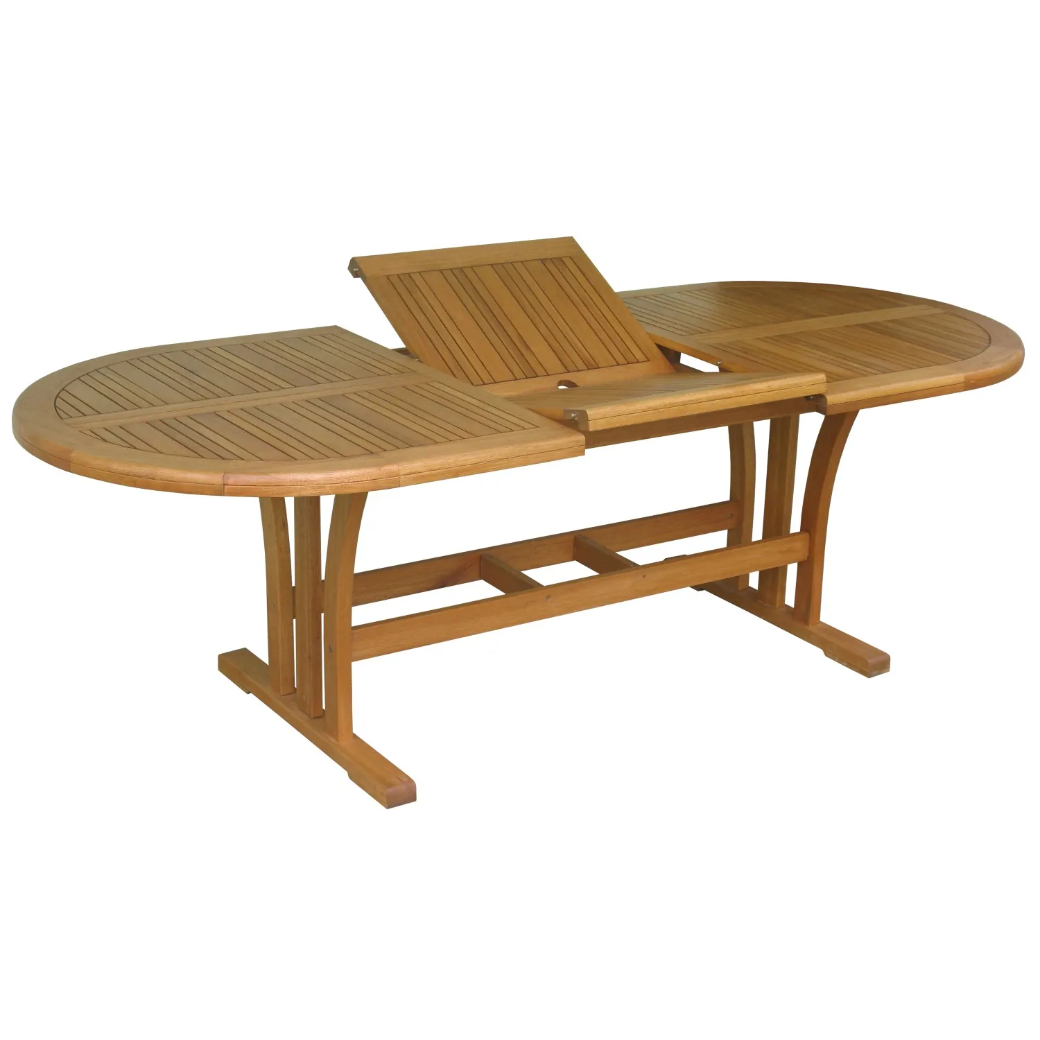 Tavolo allungabile da giardino Chelsea in legno di eucalipto 170-230x100 cm
