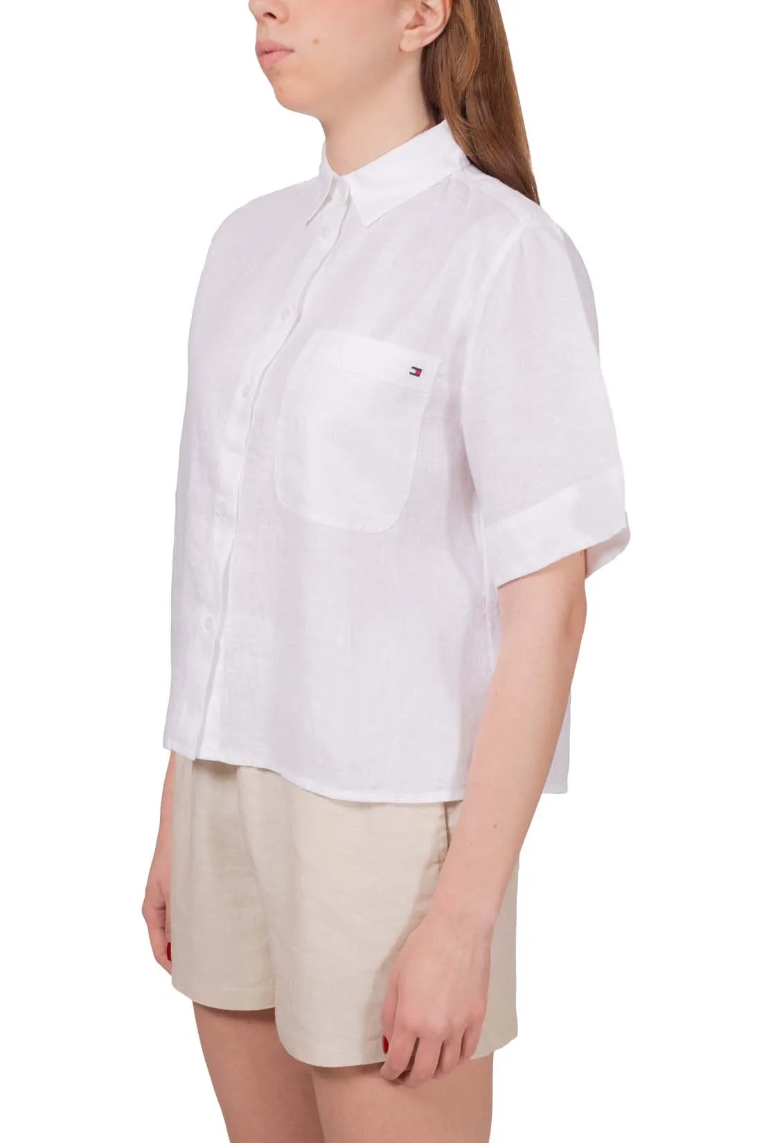TOMMY HILFIGER Camicia donna relaxed in lino