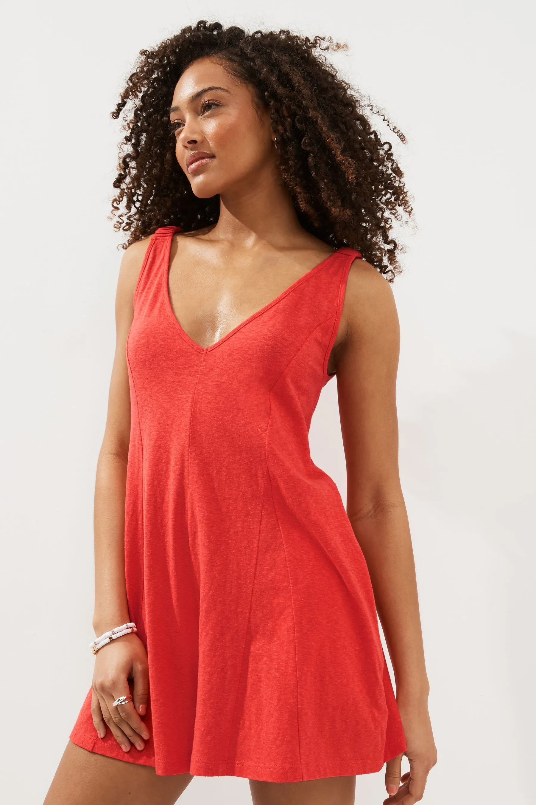 Tutina Scollo a V Jersey Cotone Rich Tutina    