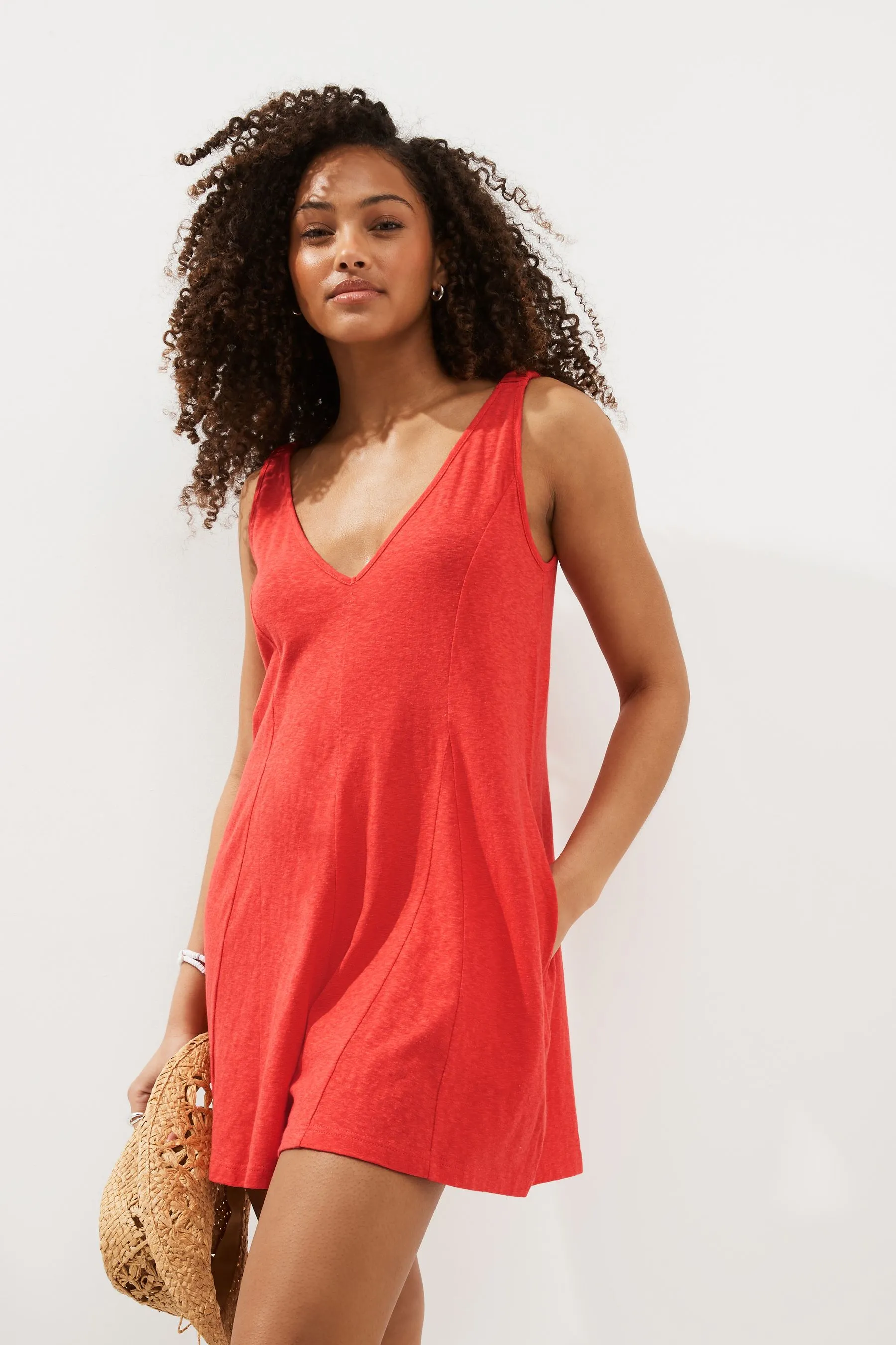 Tutina Scollo a V Jersey Cotone Rich Tutina    