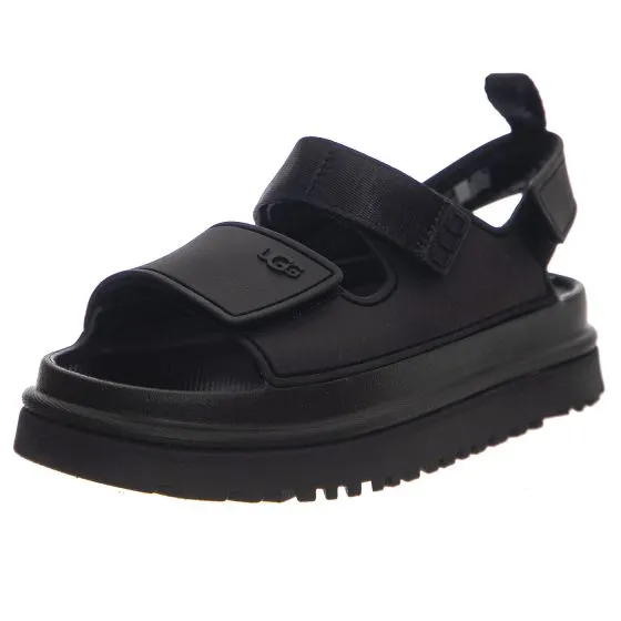 Ugg Goldenglow Black K - Sandali Bambino Neri    