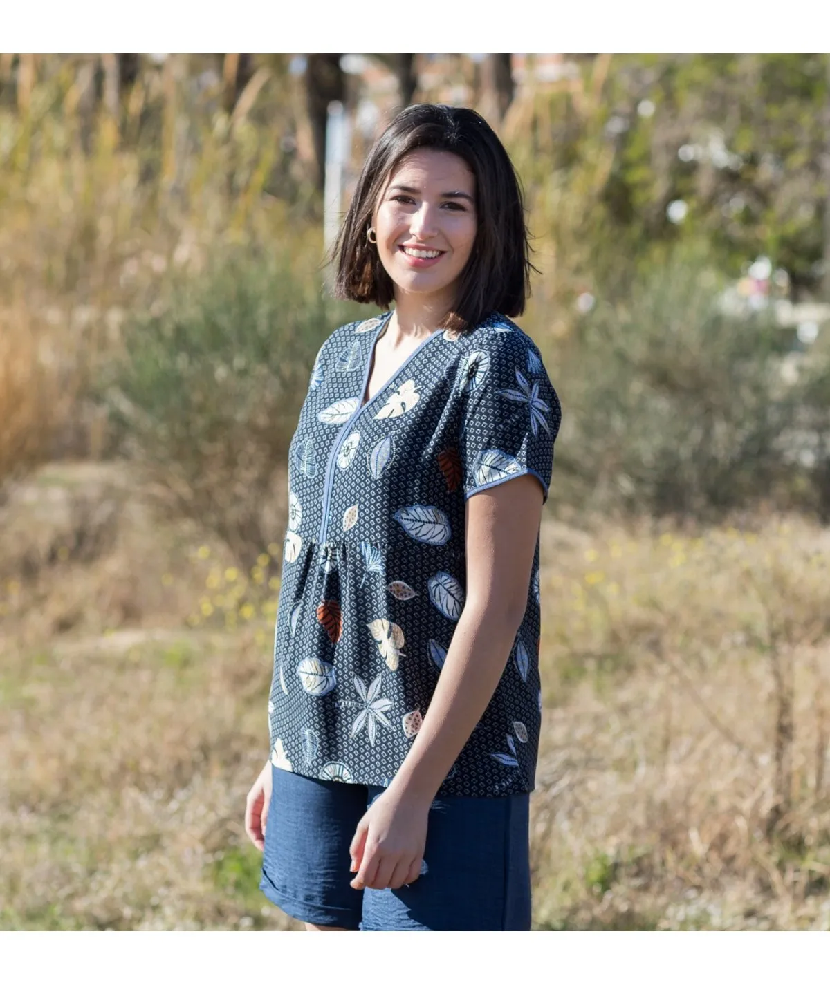 UNICA PLUS CAMICETTA TAGLIE COMODE CASACCA PER DONNA CURVY