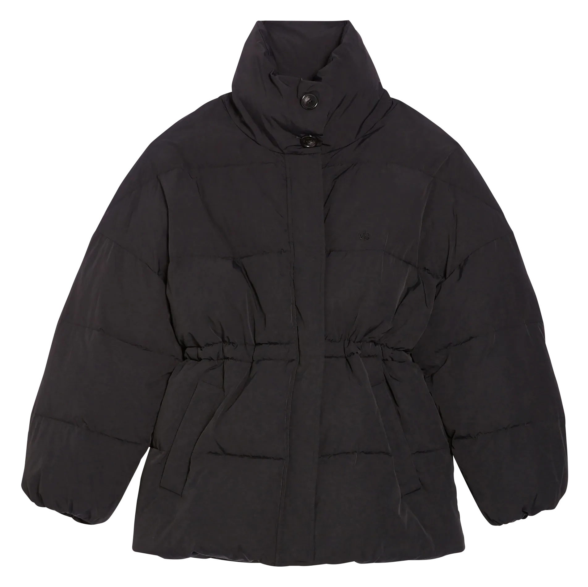  VANESSA BRUNO   DOW - Piumino oversize a collo alto | Nero