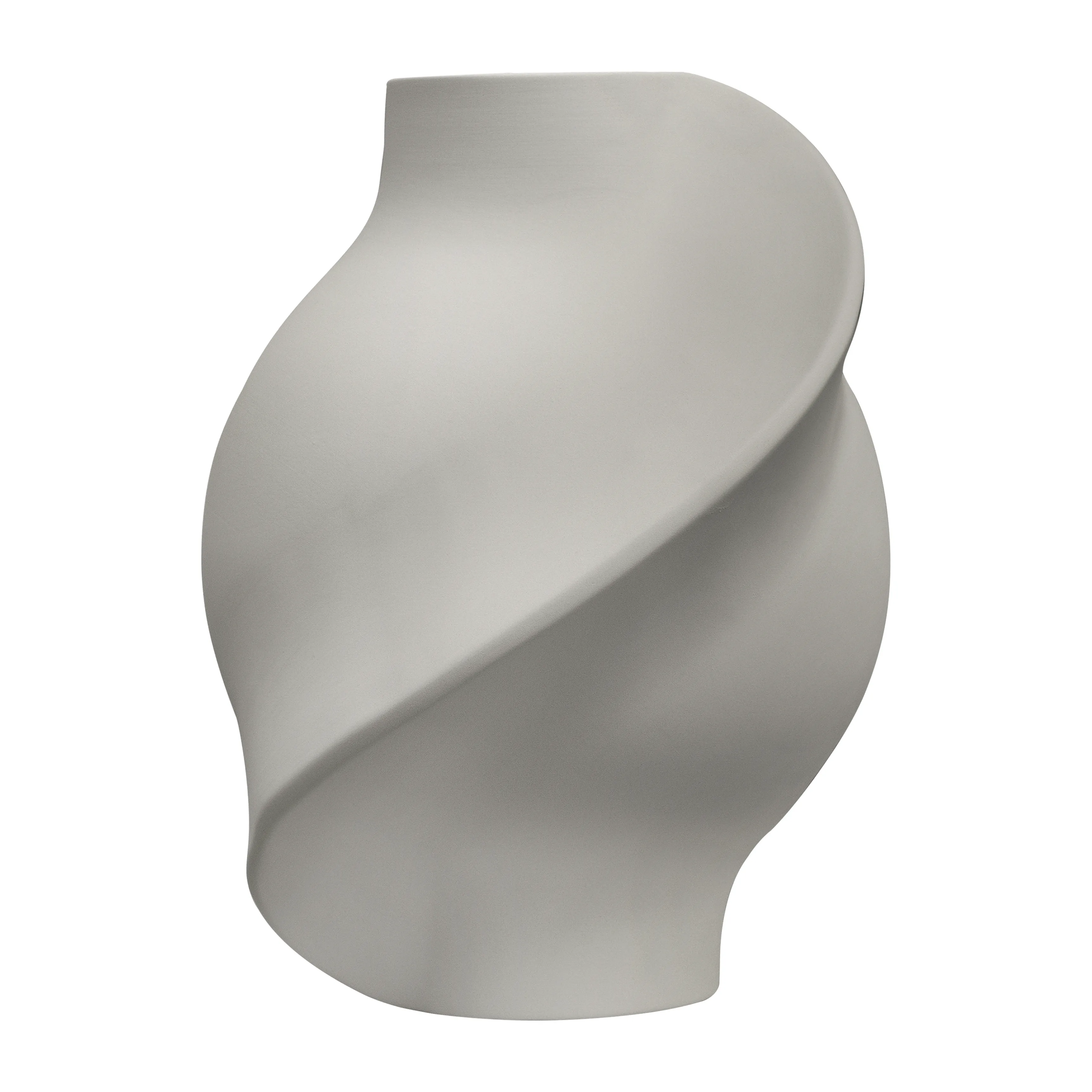 Vaso Pirout 02, 42 cm.jg{font-size:18px}Raw White