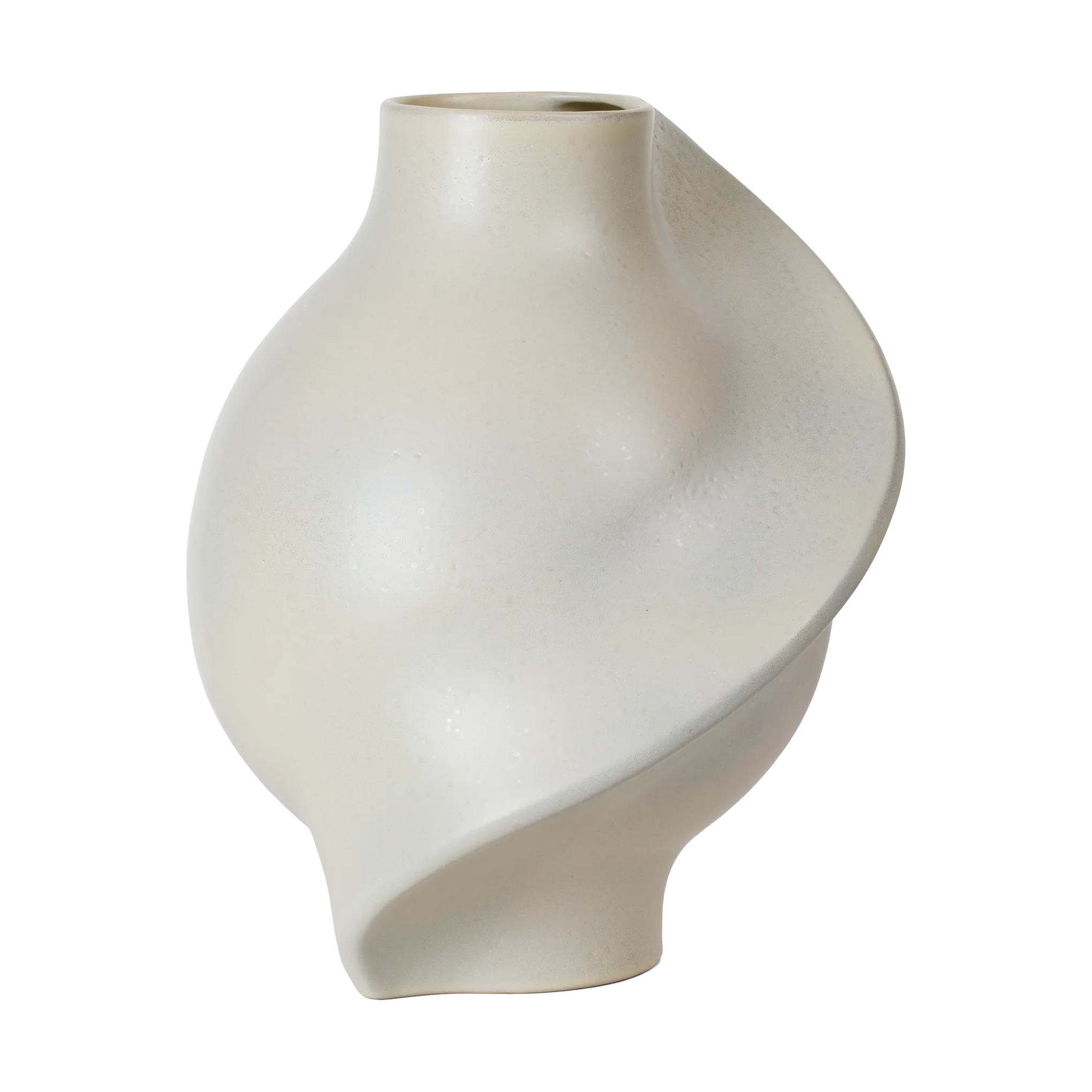 Vaso Pirout 02, 42 cm.jg{font-size:18px}Raw White