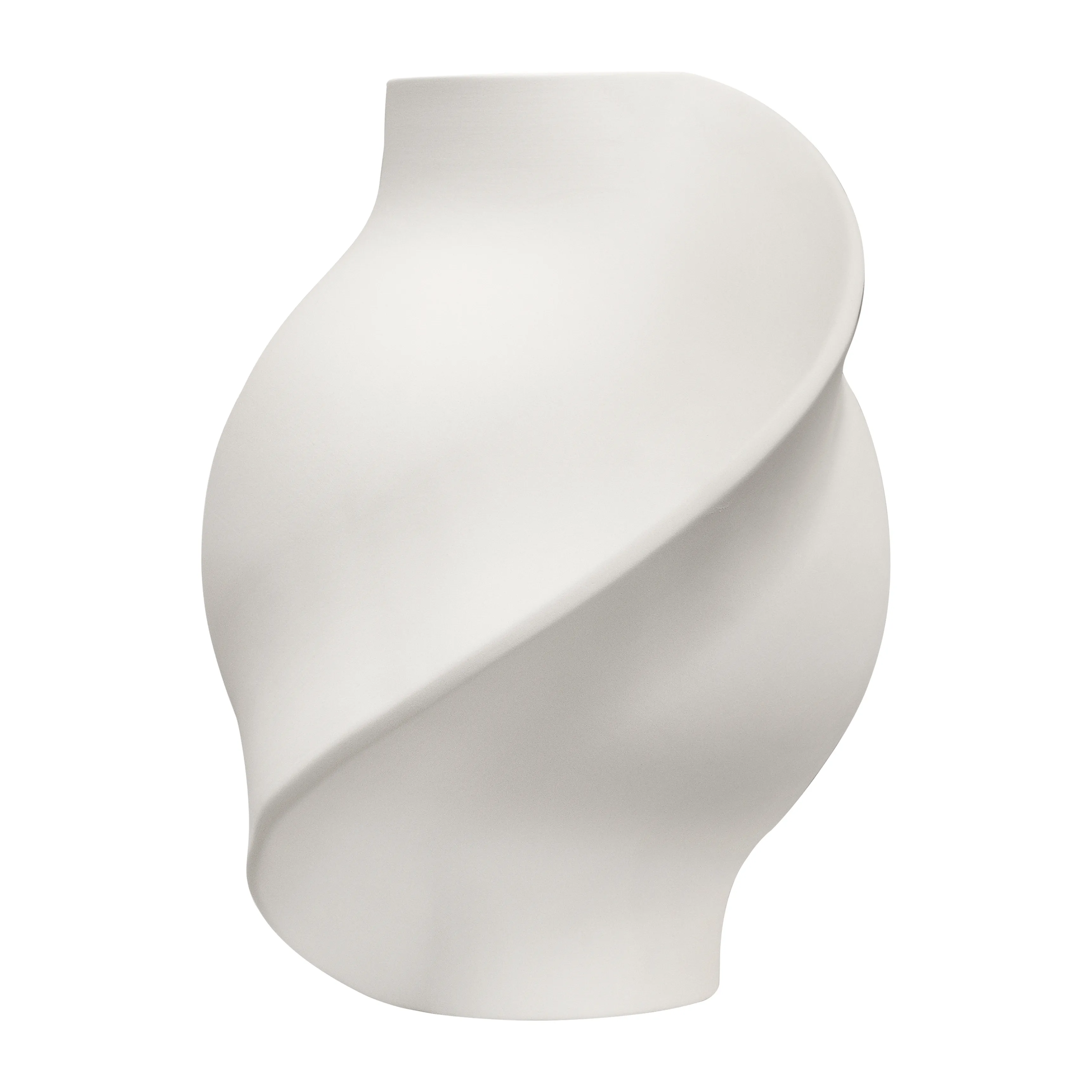 Vaso Pirout 02, 42 cm.jg{font-size:18px}Raw White