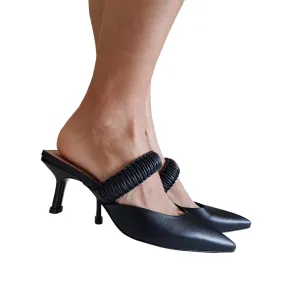 Vicenza Sandalo Sabot Donna Nero rif.114