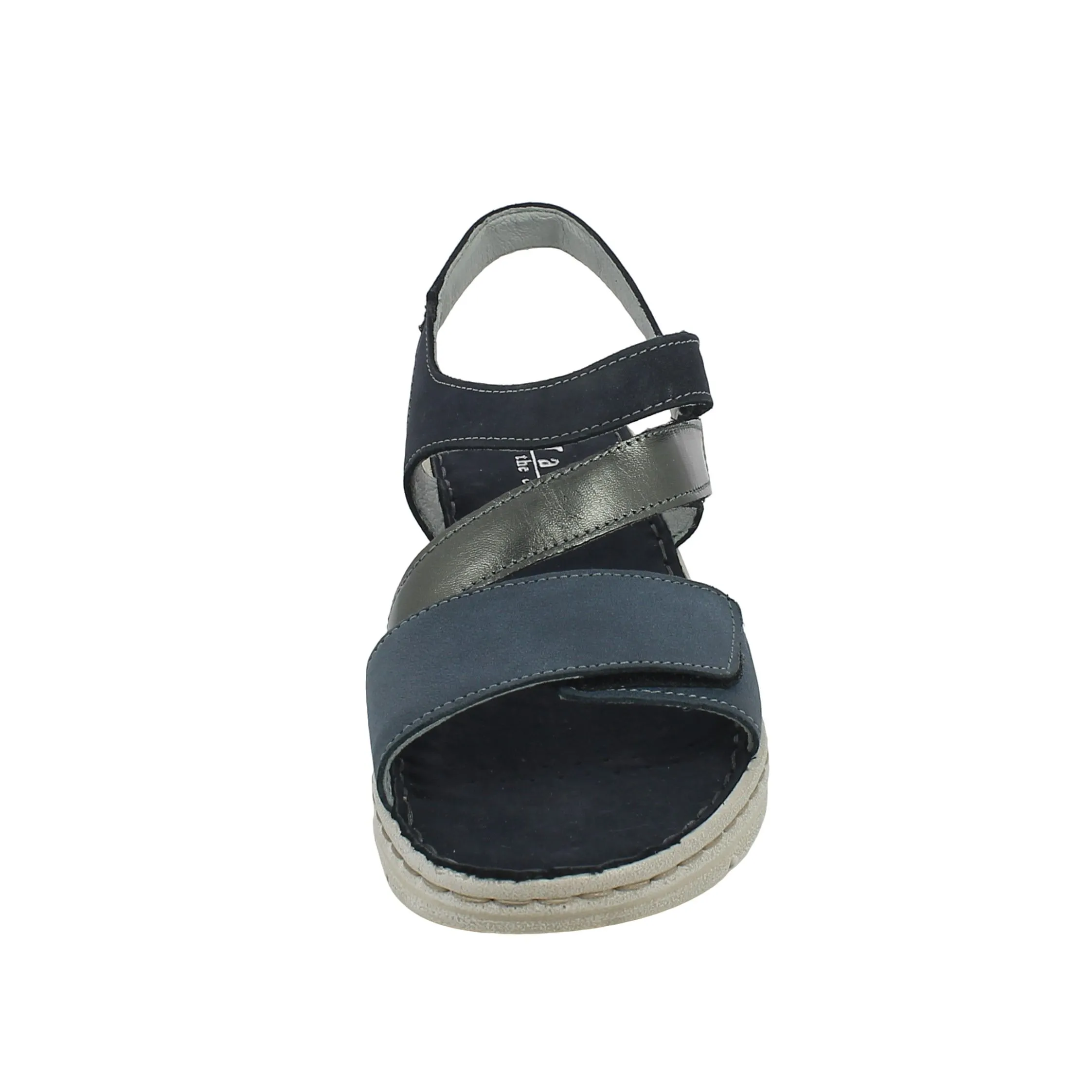 Walk in the City  Sandalo Blu con Listini a Strappo 