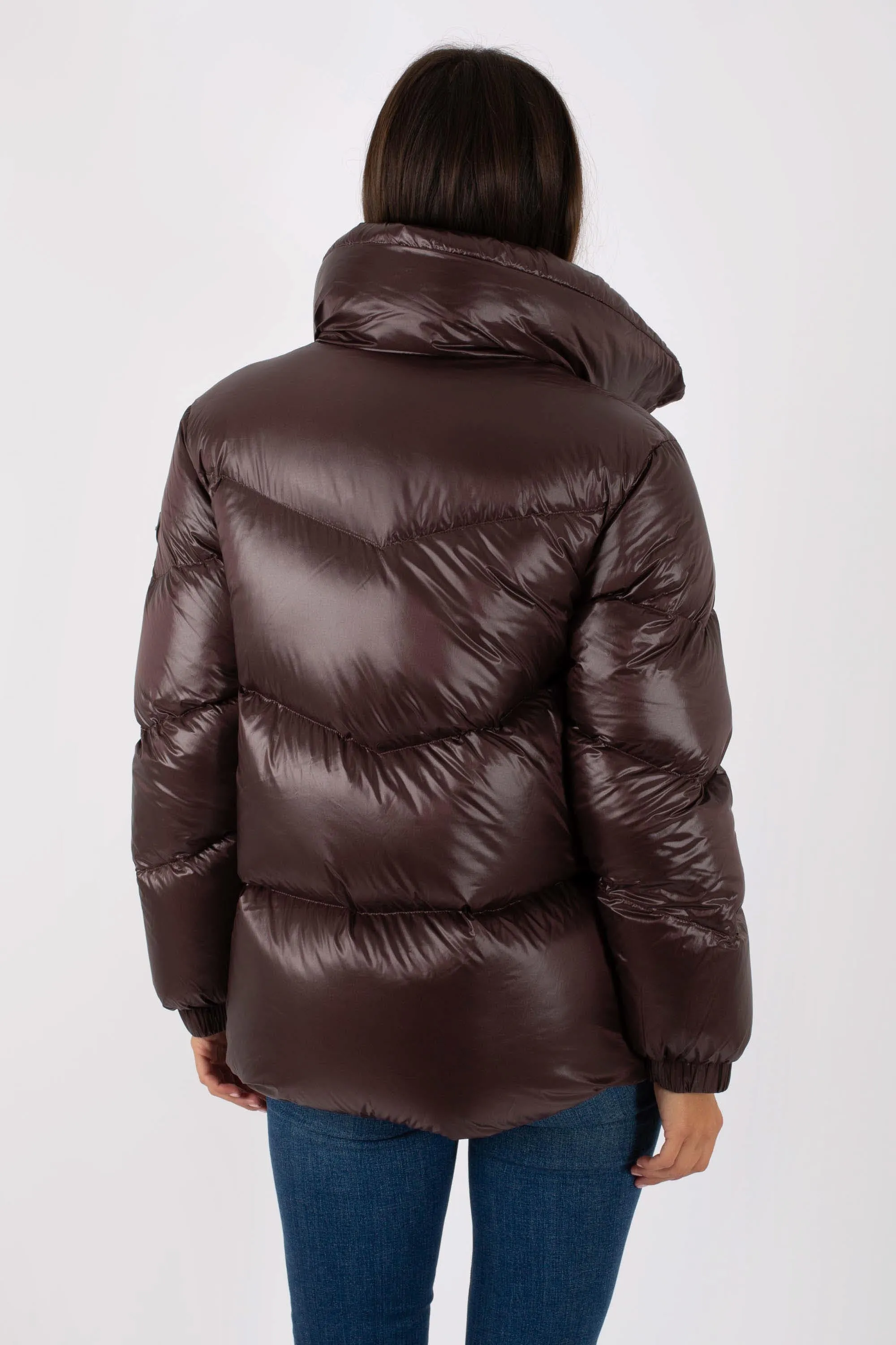 Woolrich Aliquippa Puffer Marrone Donna