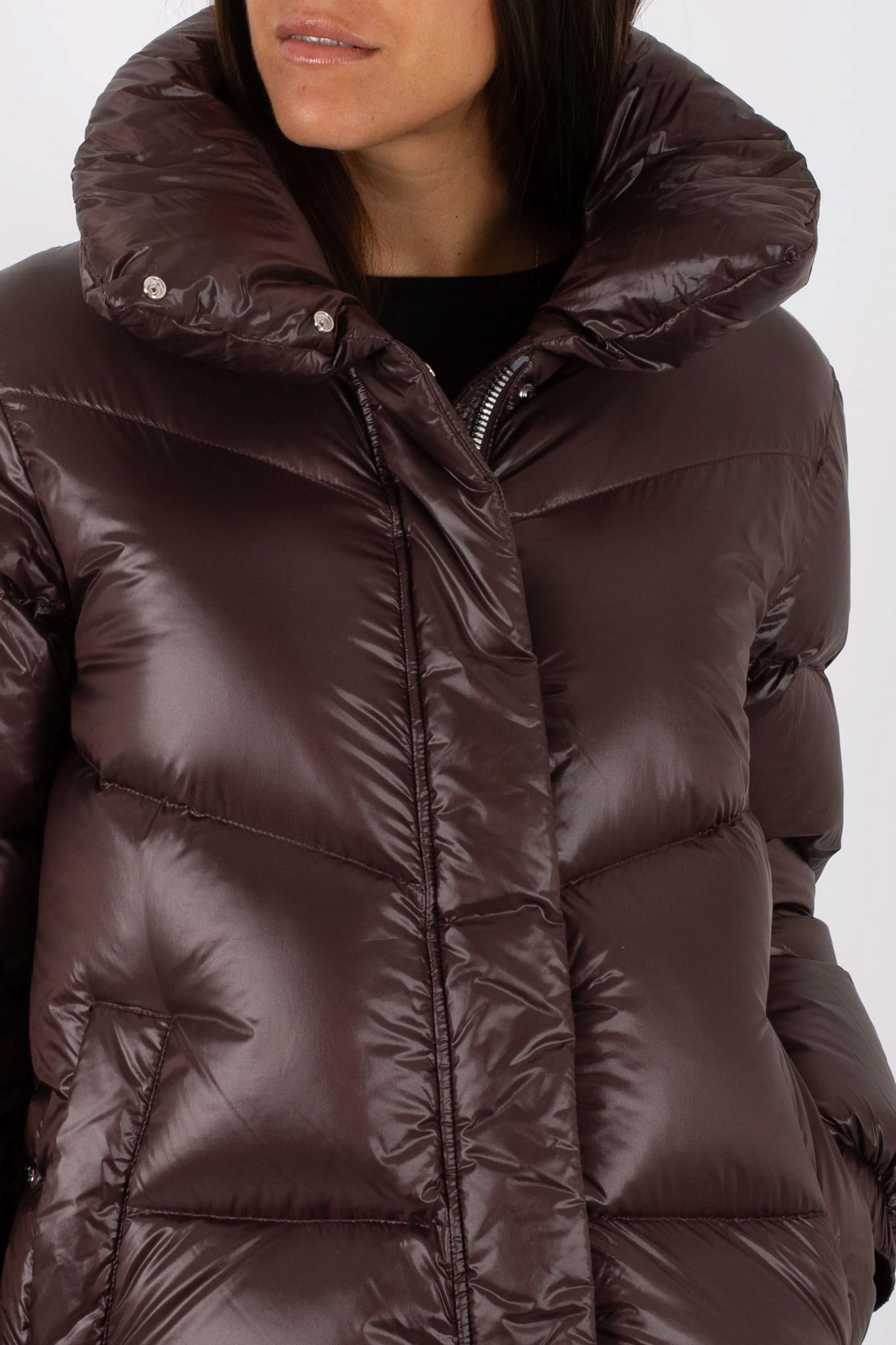 Woolrich Aliquippa Puffer Marrone Donna