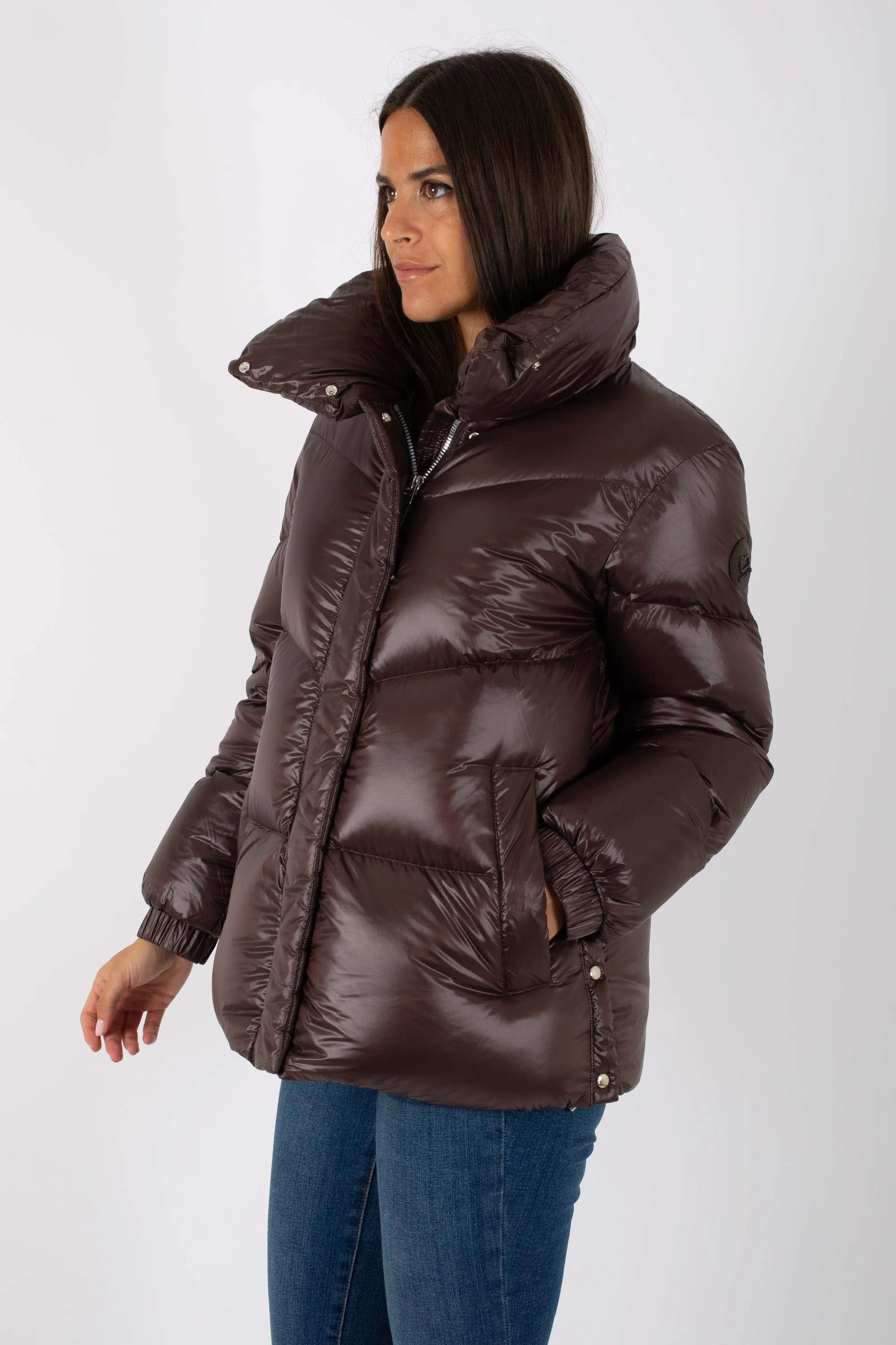 Woolrich Aliquippa Puffer Marrone Donna